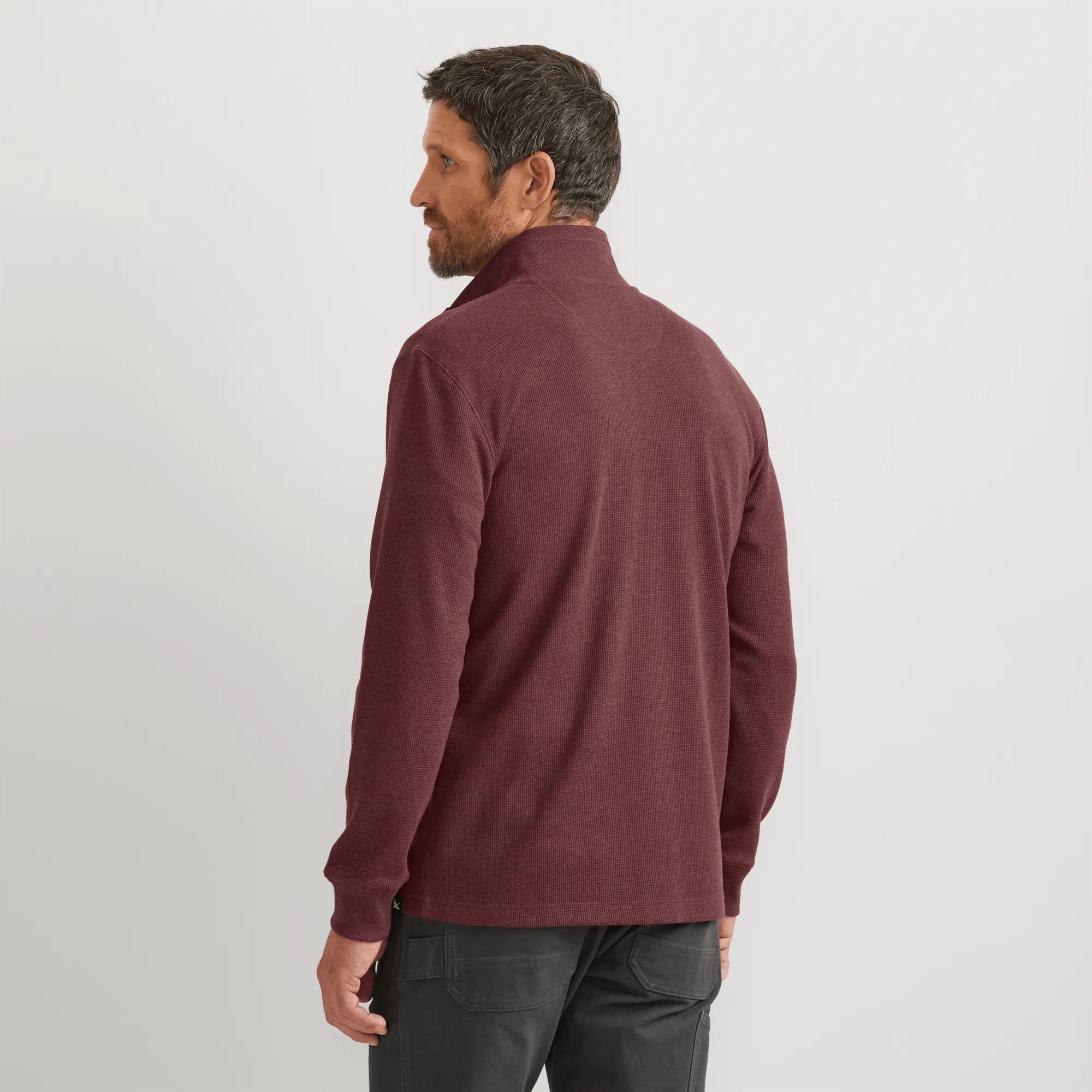 Men's Eddie's Favorite Thermal Pullover Mockneck - Image 2