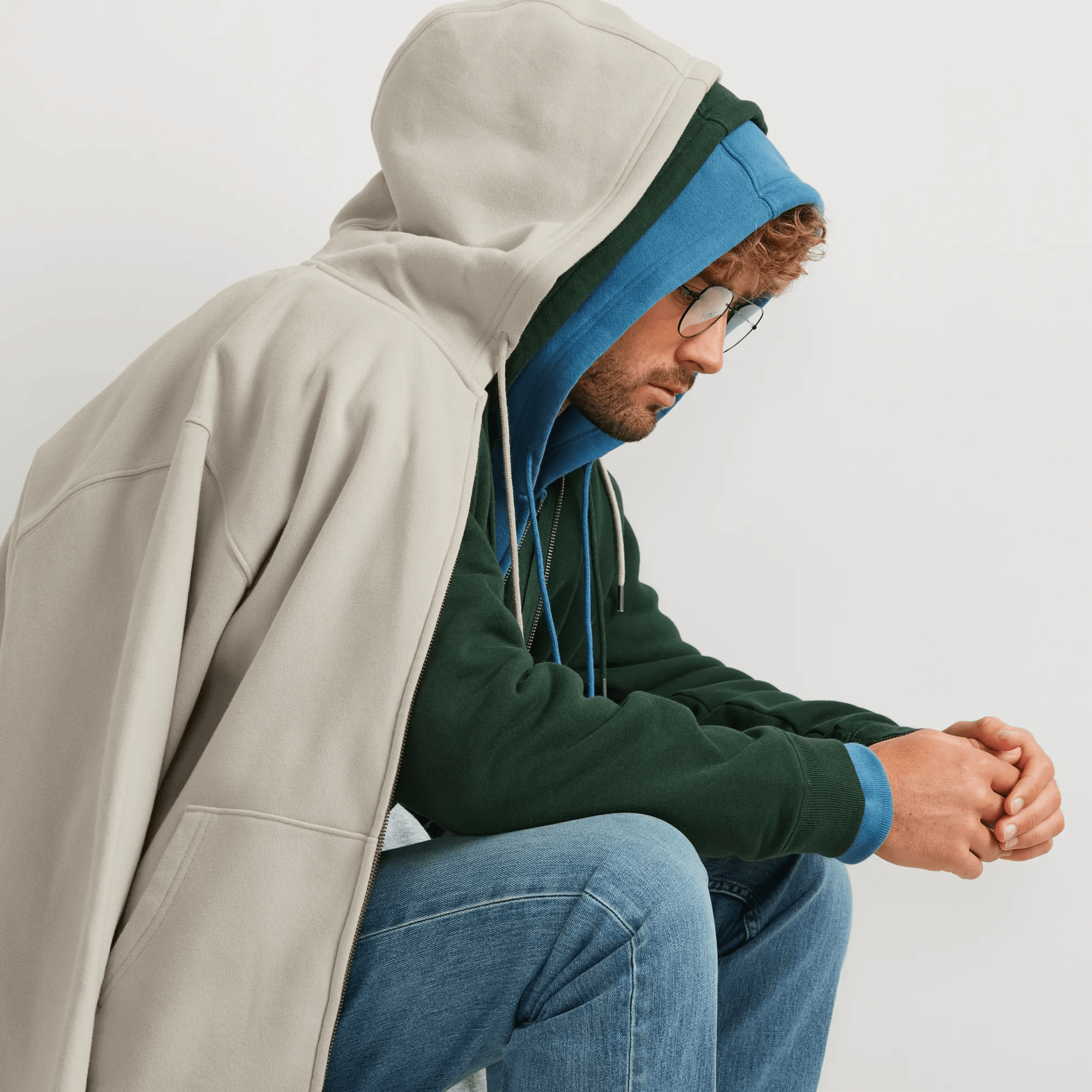 Men's Vintage Soft Full-Zip Sweatshirt - Image 4
