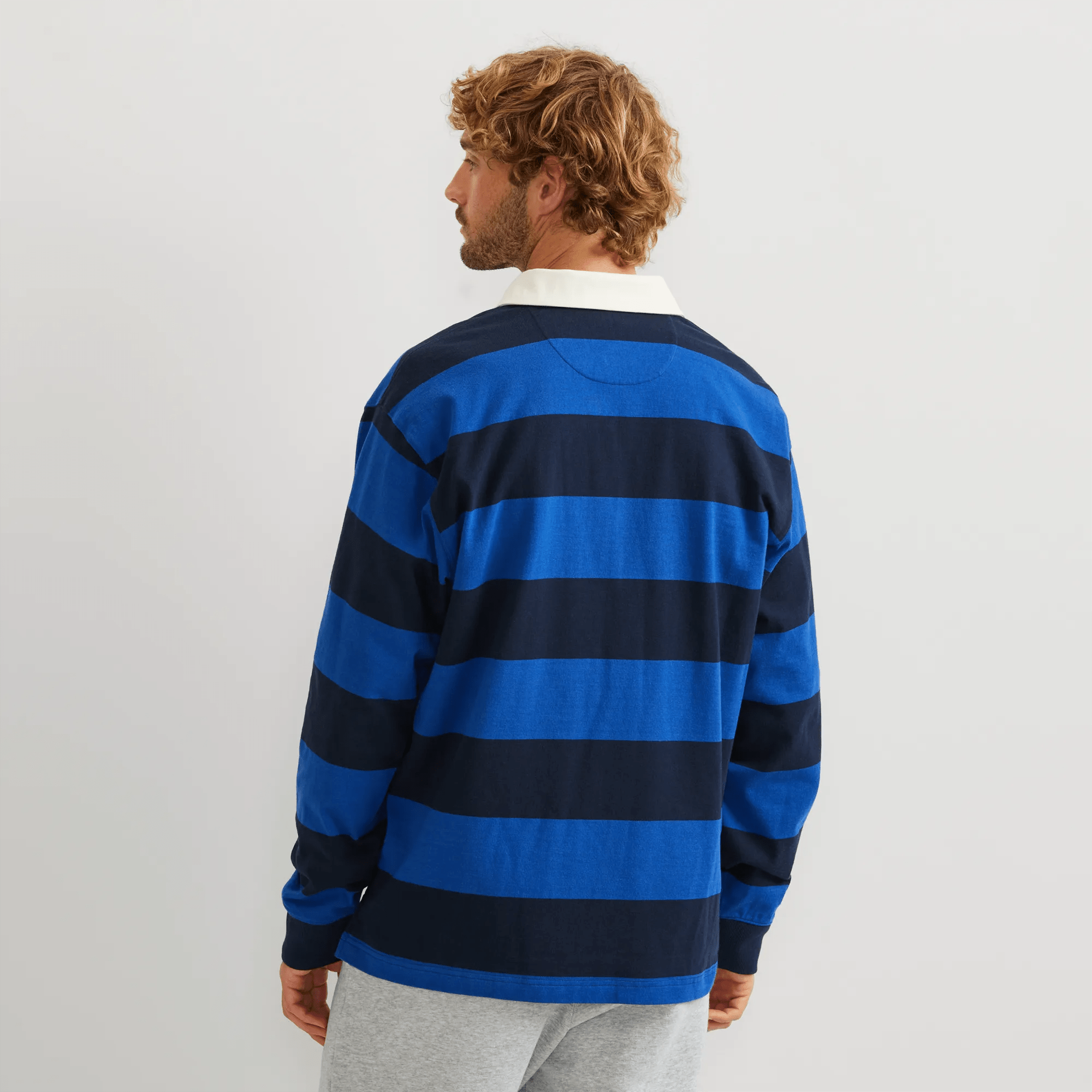 Men's Striped Rugby Shirt - Image 2
