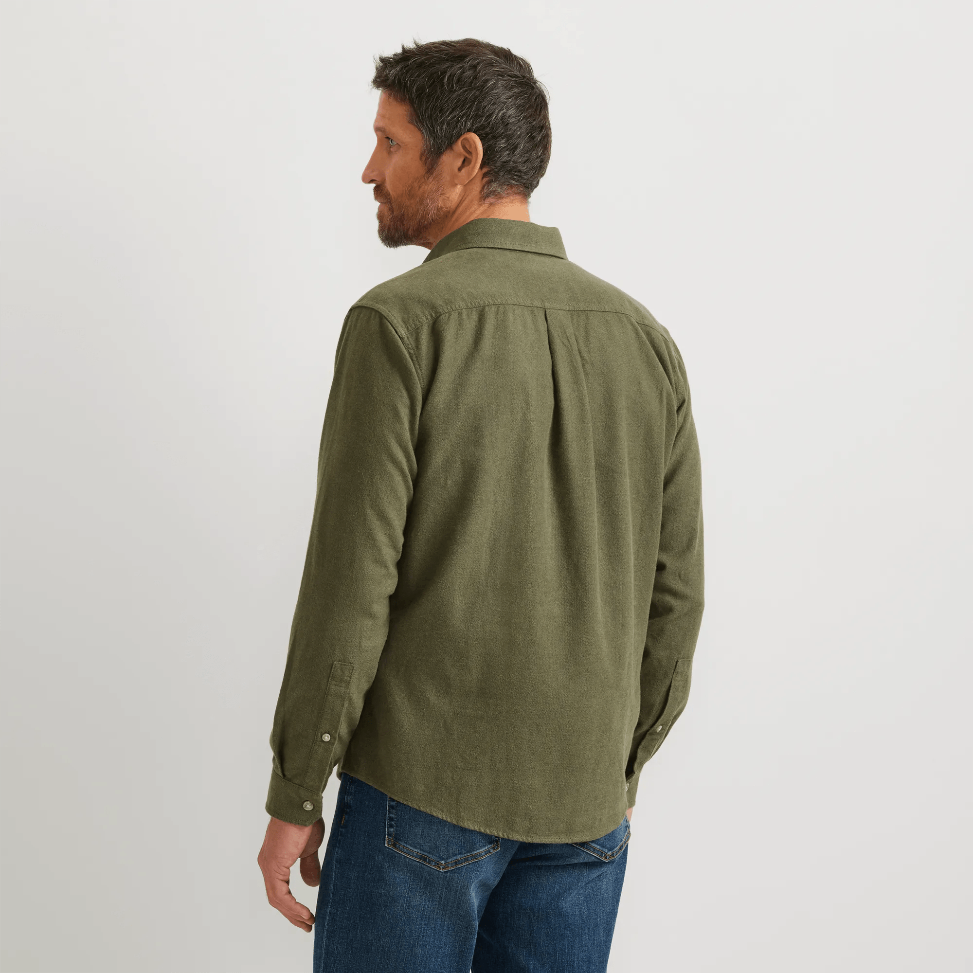 Men's Eddie's Favorite Flannel Classic Fit Shirt - Solid - Image 2