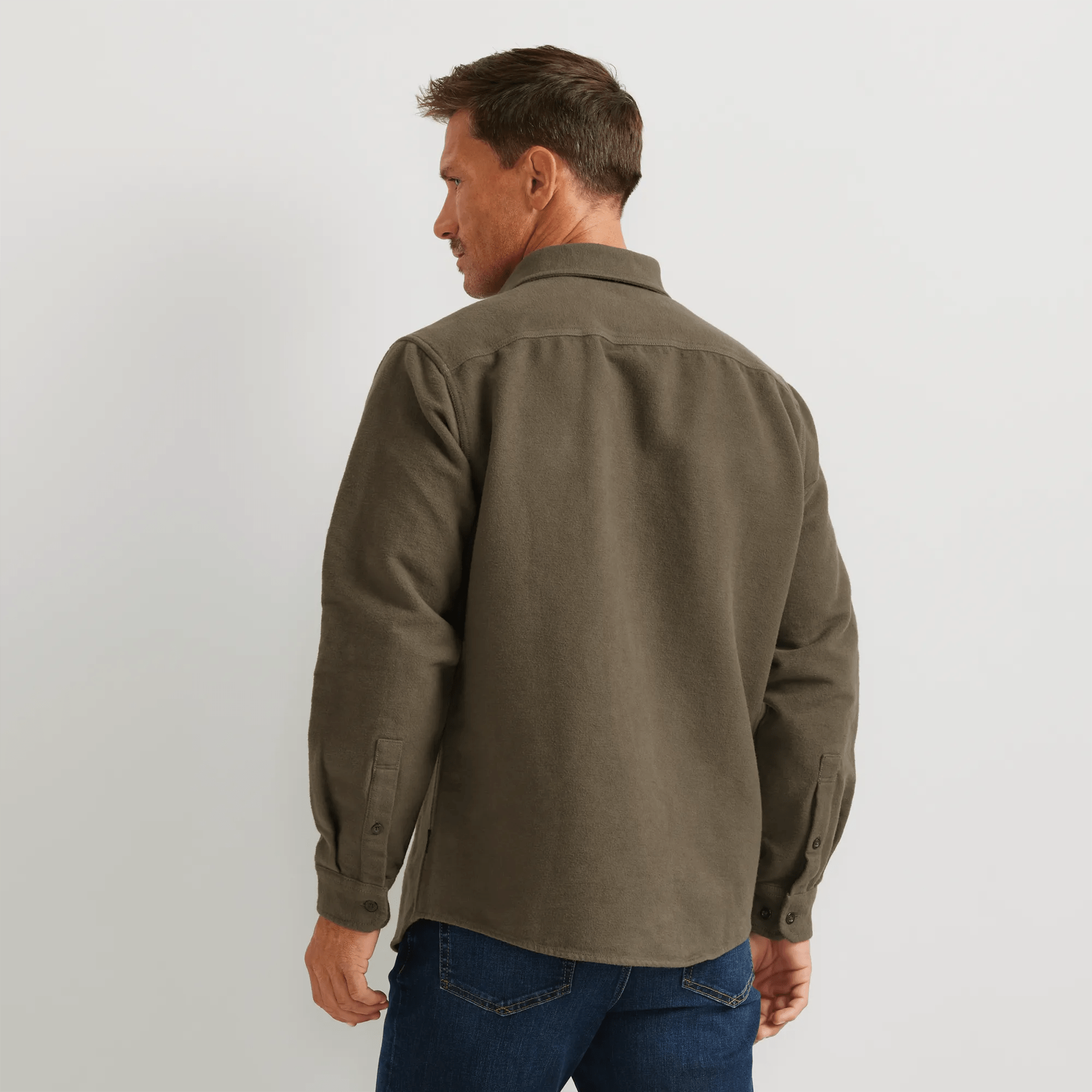 Men's Chamois 100% Cotton Shirt - Image 2