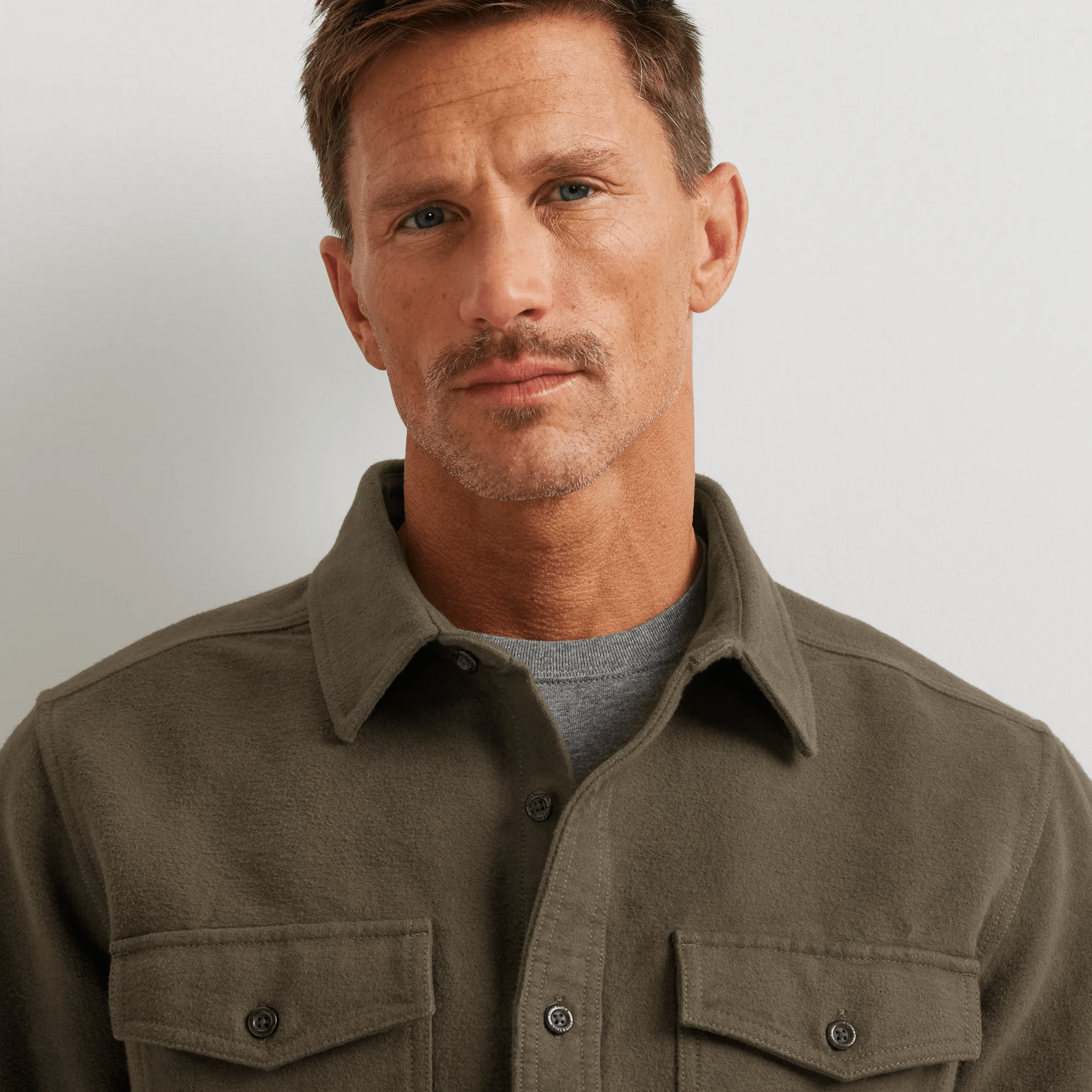Men's Chamois 100% Cotton Shirt - Image 3