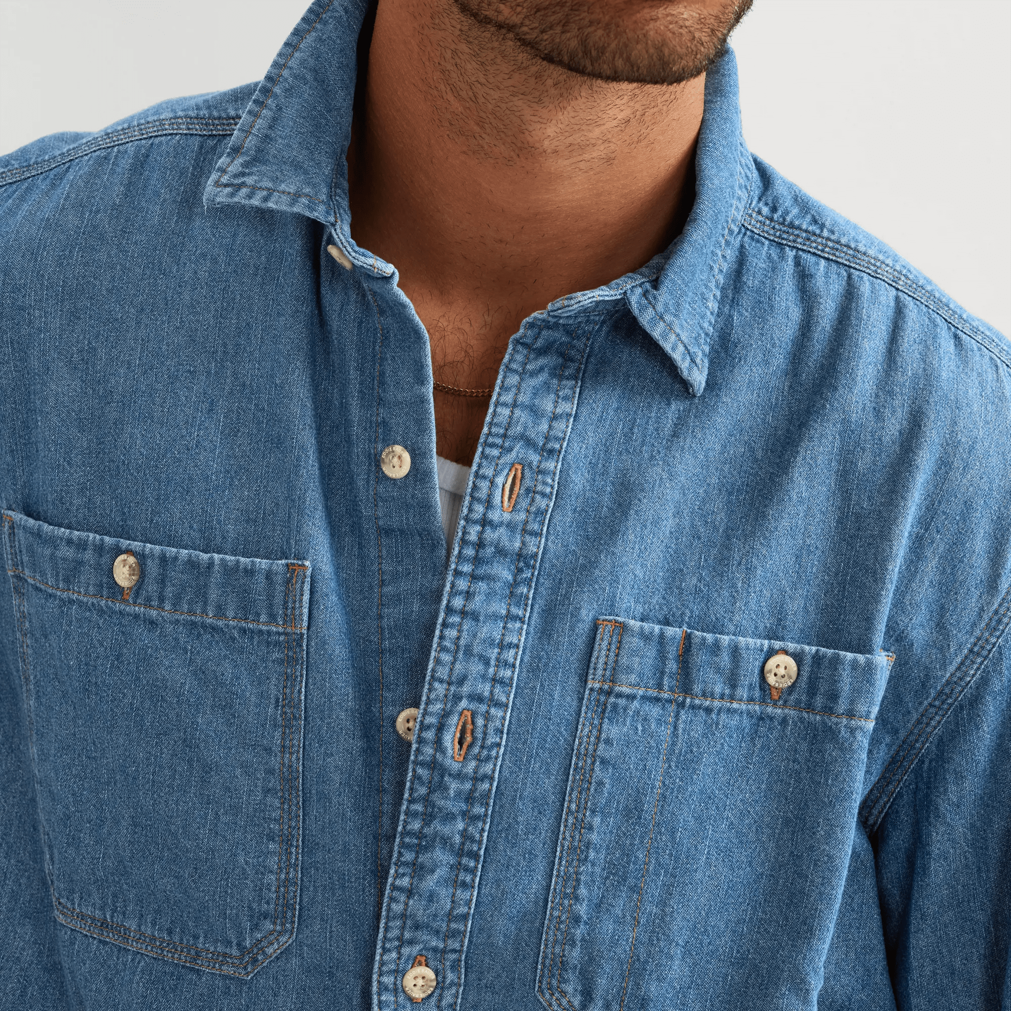 Men's Denim Shirt - Image 3