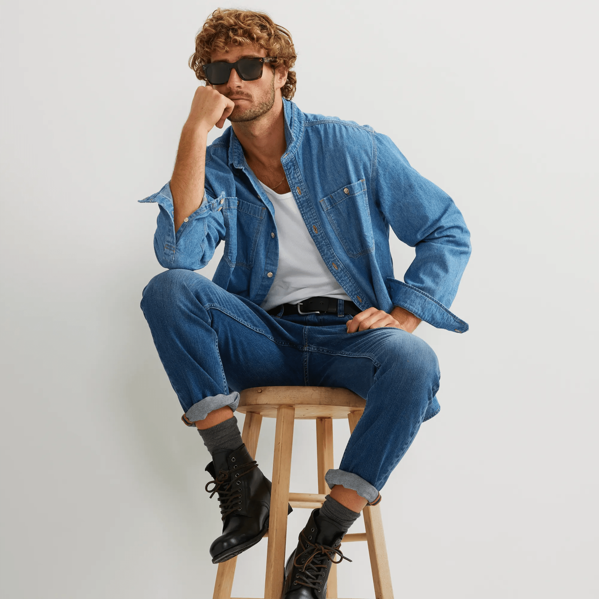 Men's Denim Shirt - Image 4