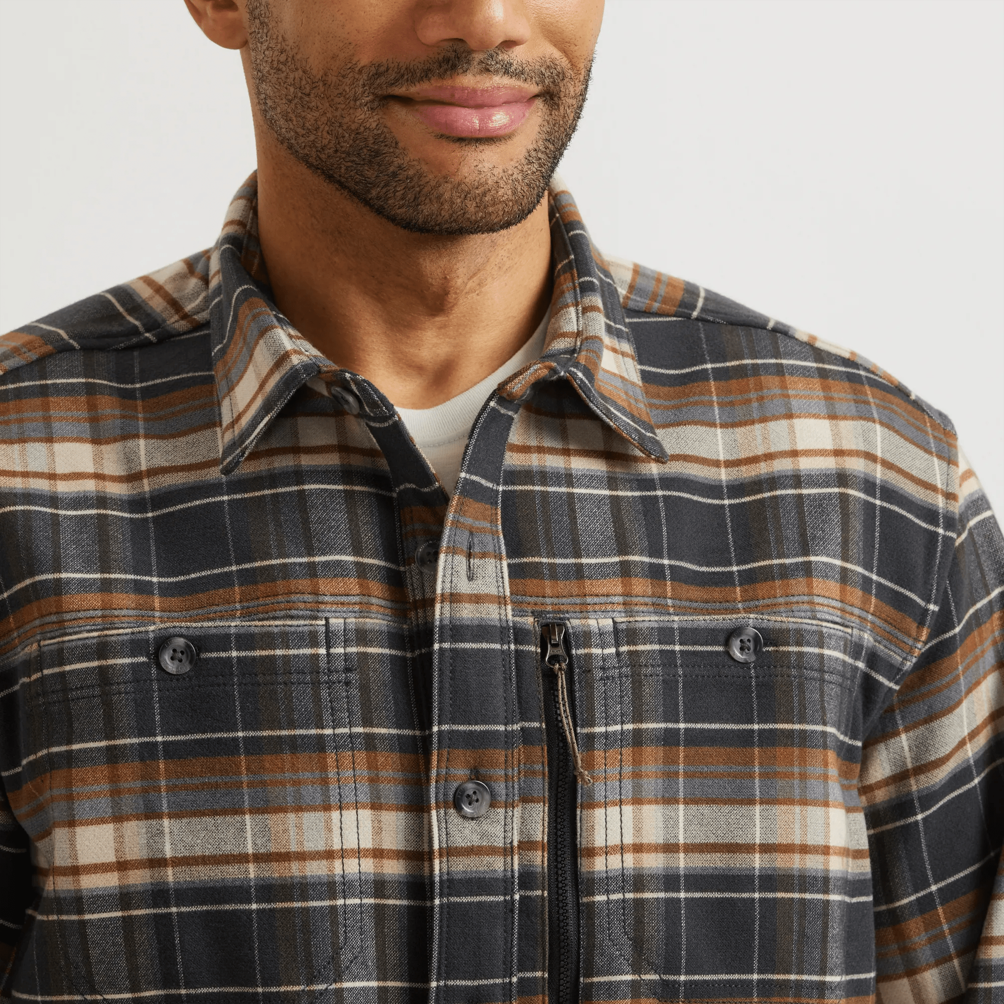 Men's Chopper Stretch Flannel Overshirt - Image 3