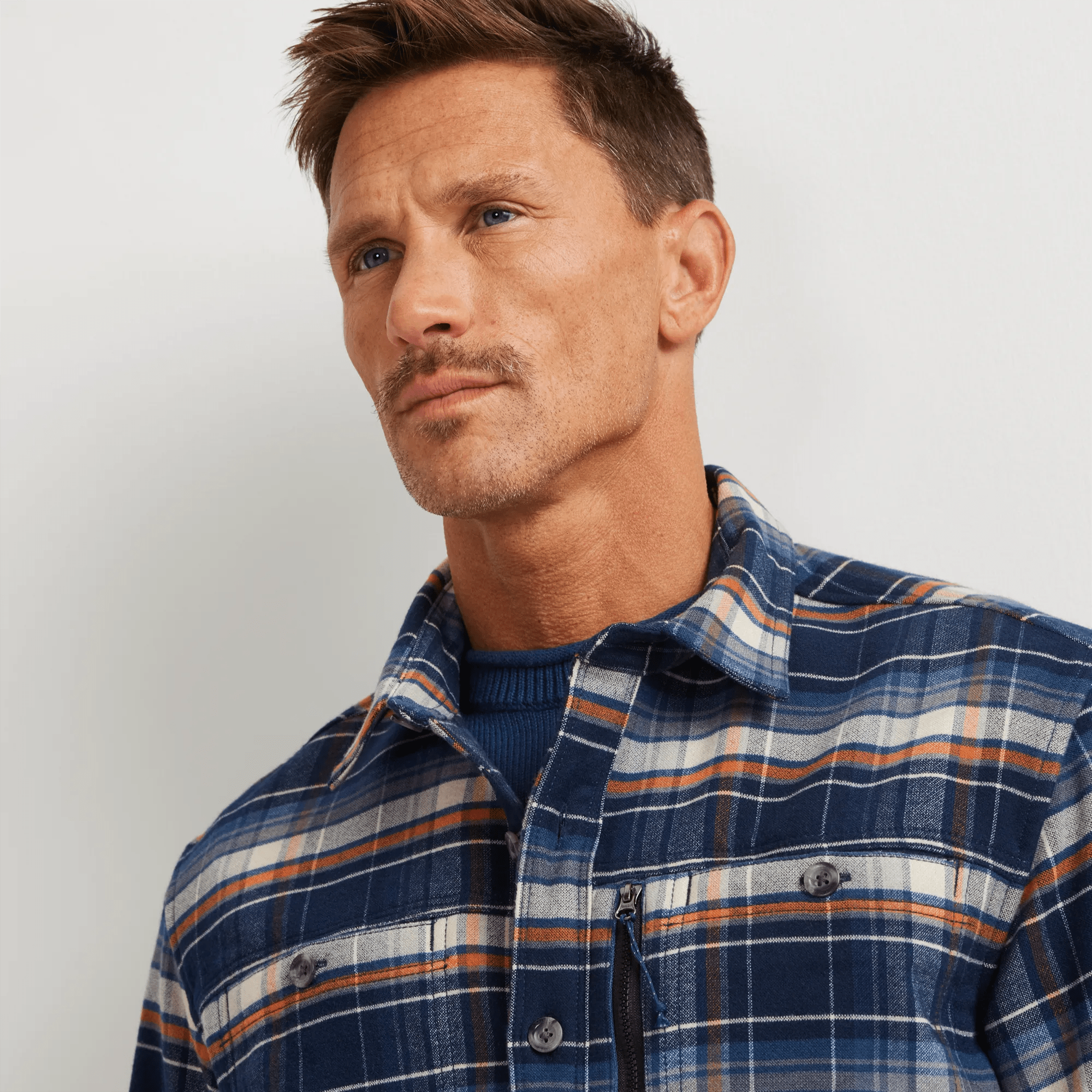 Men's Chopper Stretch Flannel Overshirt - Image 3