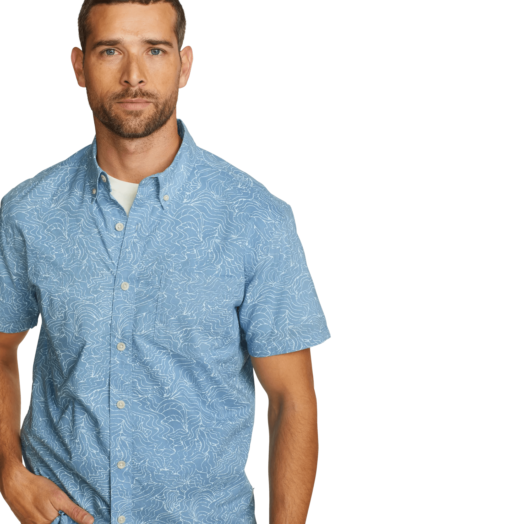 Men's Baja Short-Sleeve Shirt - Print - Image 3