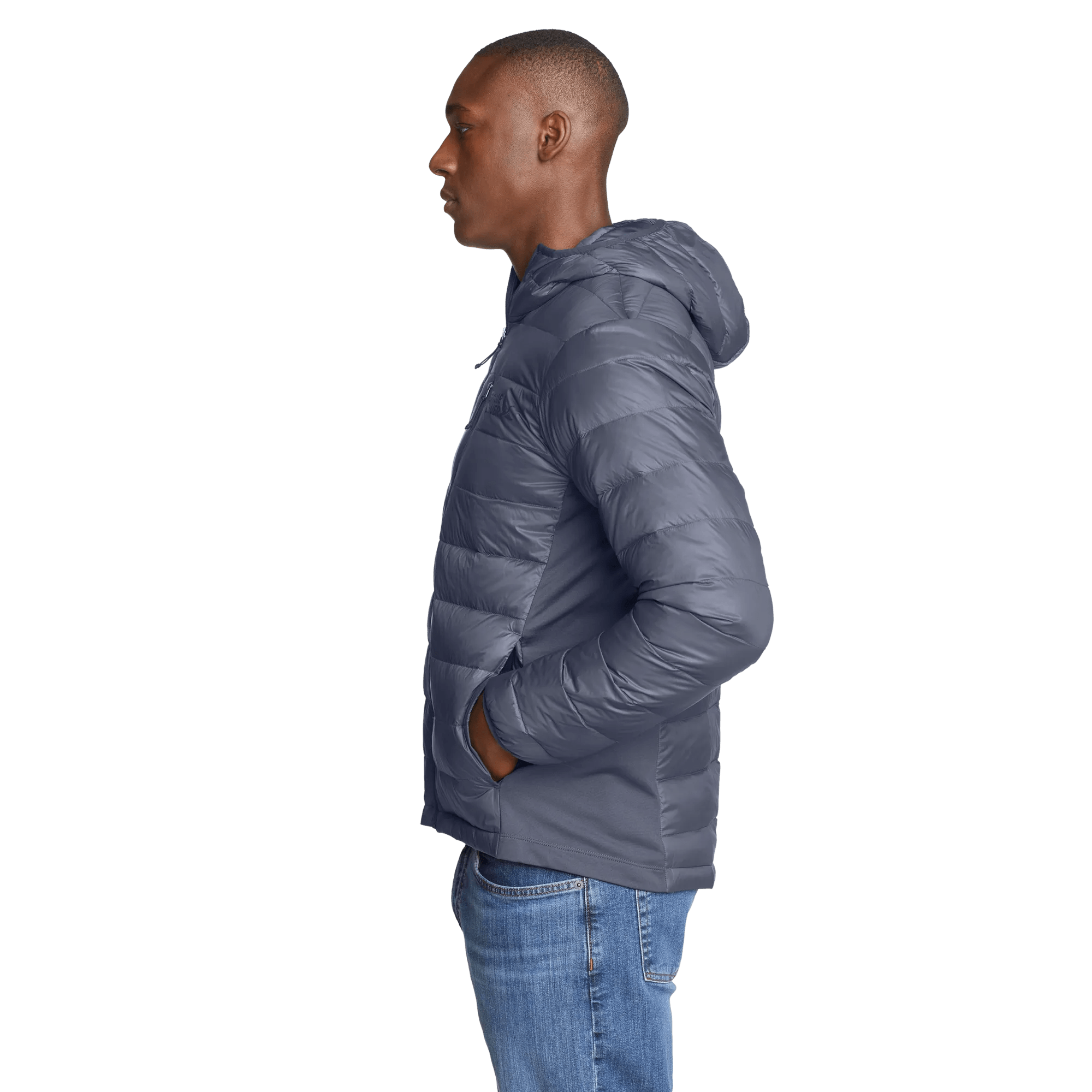Men's Down Puffer Hooded Jacket - Image 3
