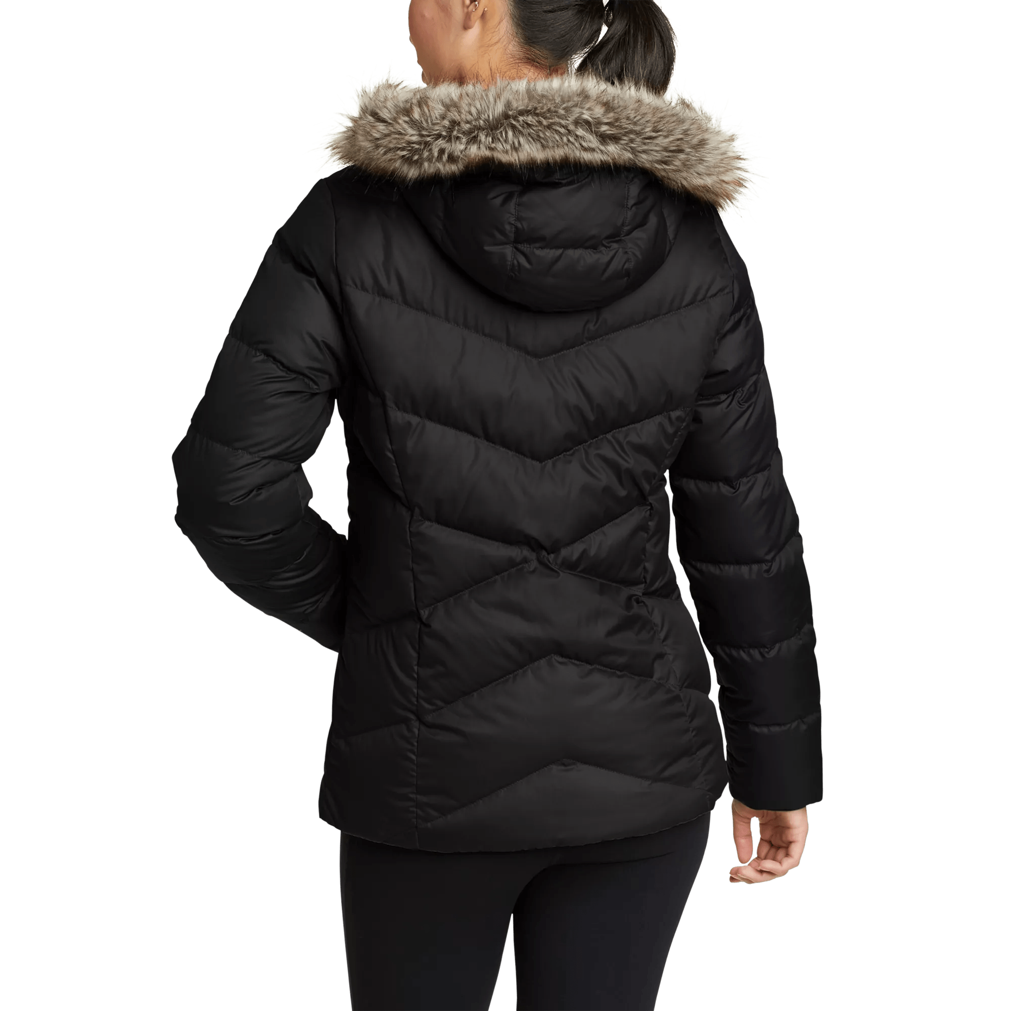 Women's Classic Down Hooded Jacket - Image 2