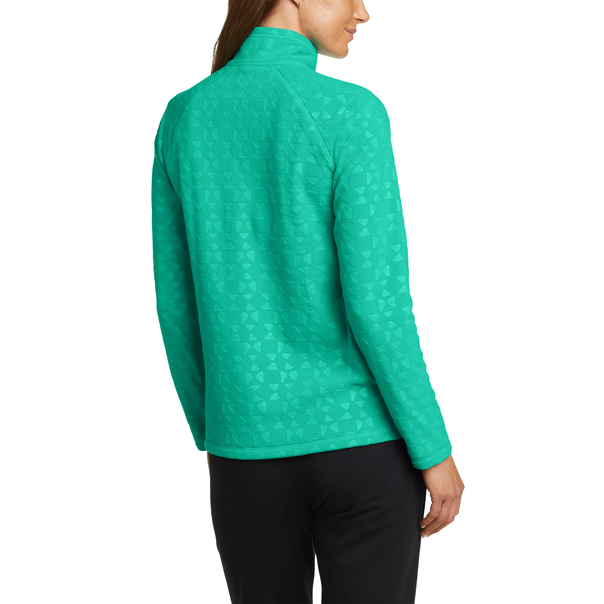 Women's Fast Fleece Raglan-Sleeve 1/4-Zip - Print - Image 2