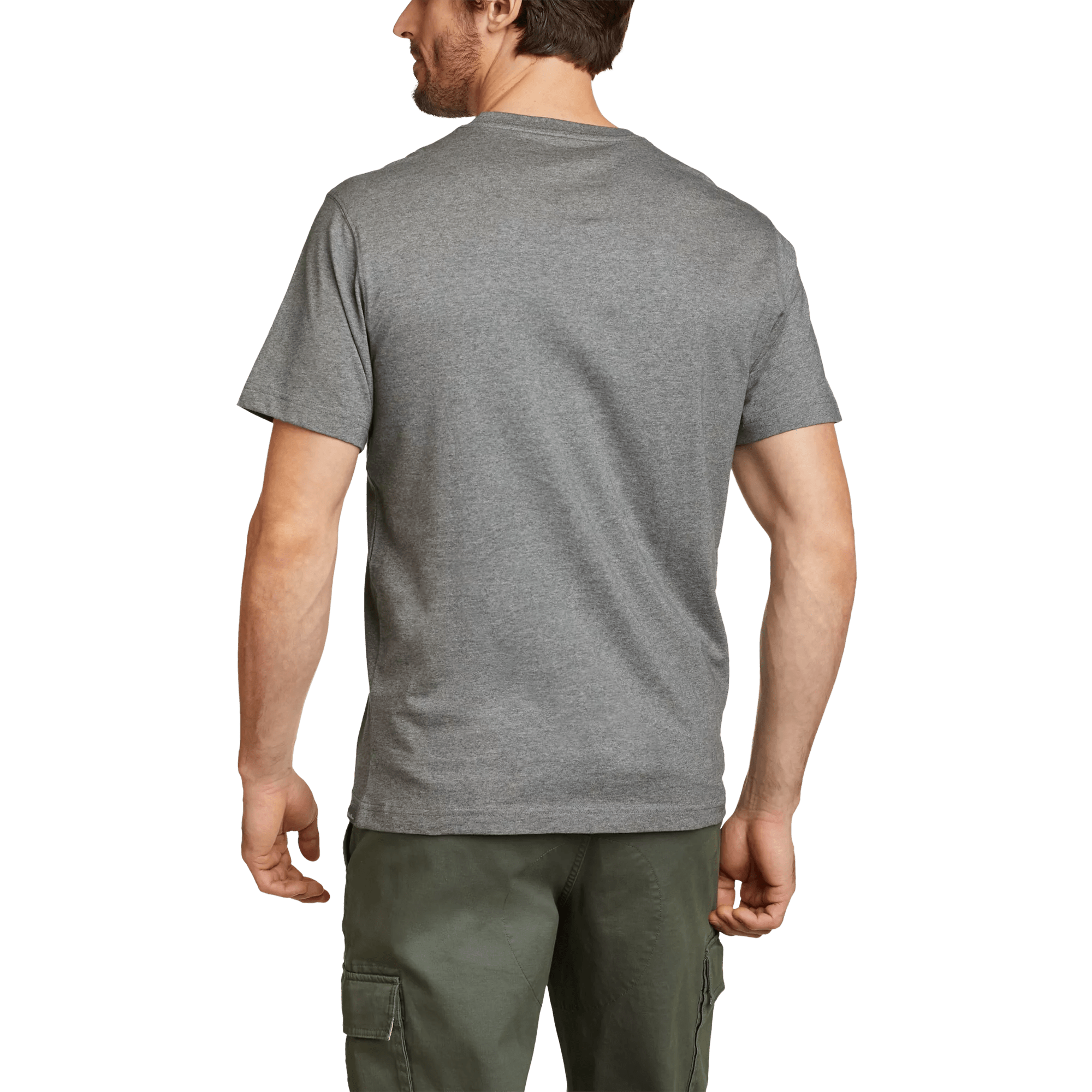 Men's Legend Wash Classic Short-Sleeve 100% Cotton V-Neck T-Shirt - Image 2