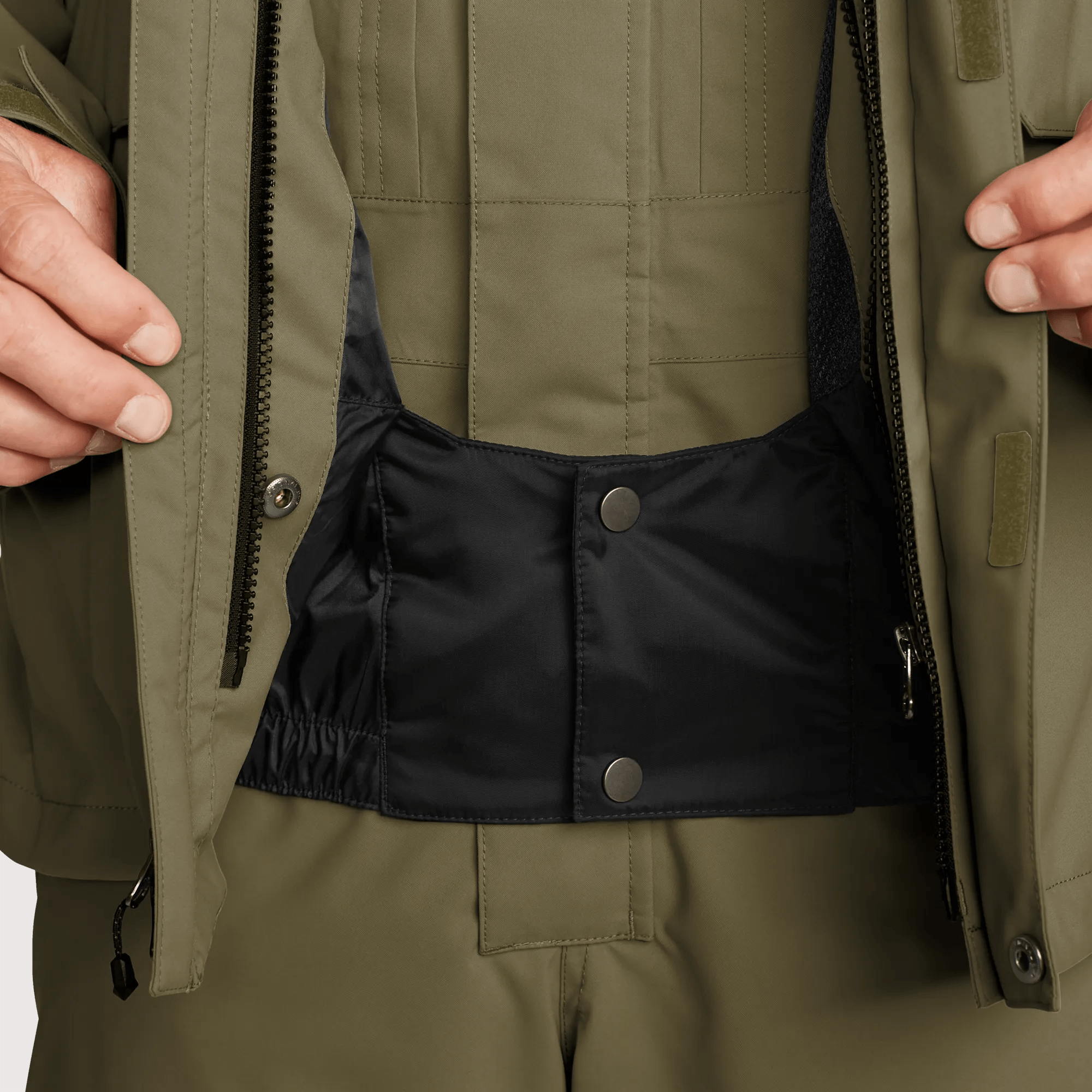 Men's Funkski 3-In-1 Insulated Waterproof Hooded Ski Jacket - Image 5