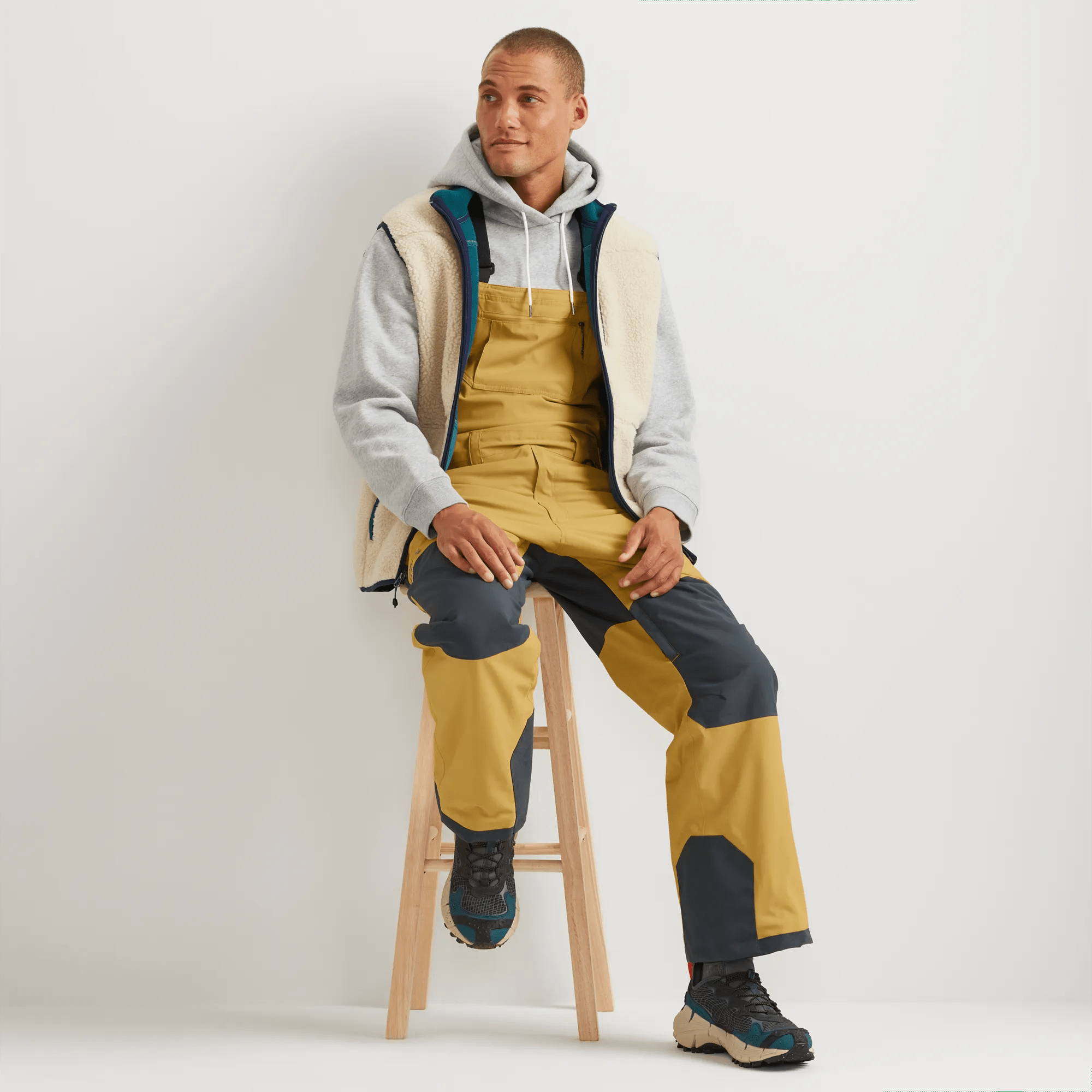 Men's Powder Search Pro Insulated Waterproof Ski Bib - Image 3