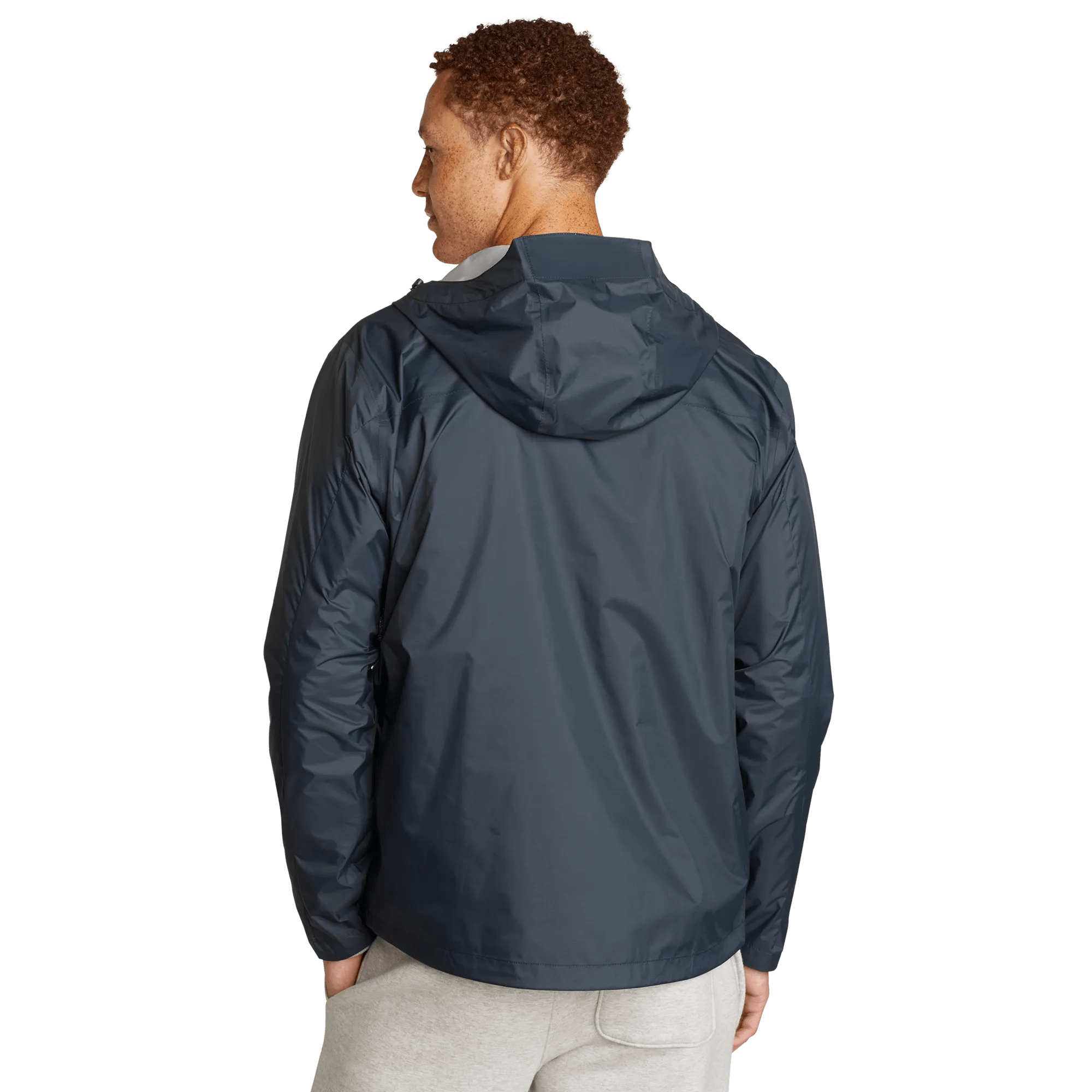Men's Cloud Cap Waterproof Packable Hooded Rain Jacket - Image 2