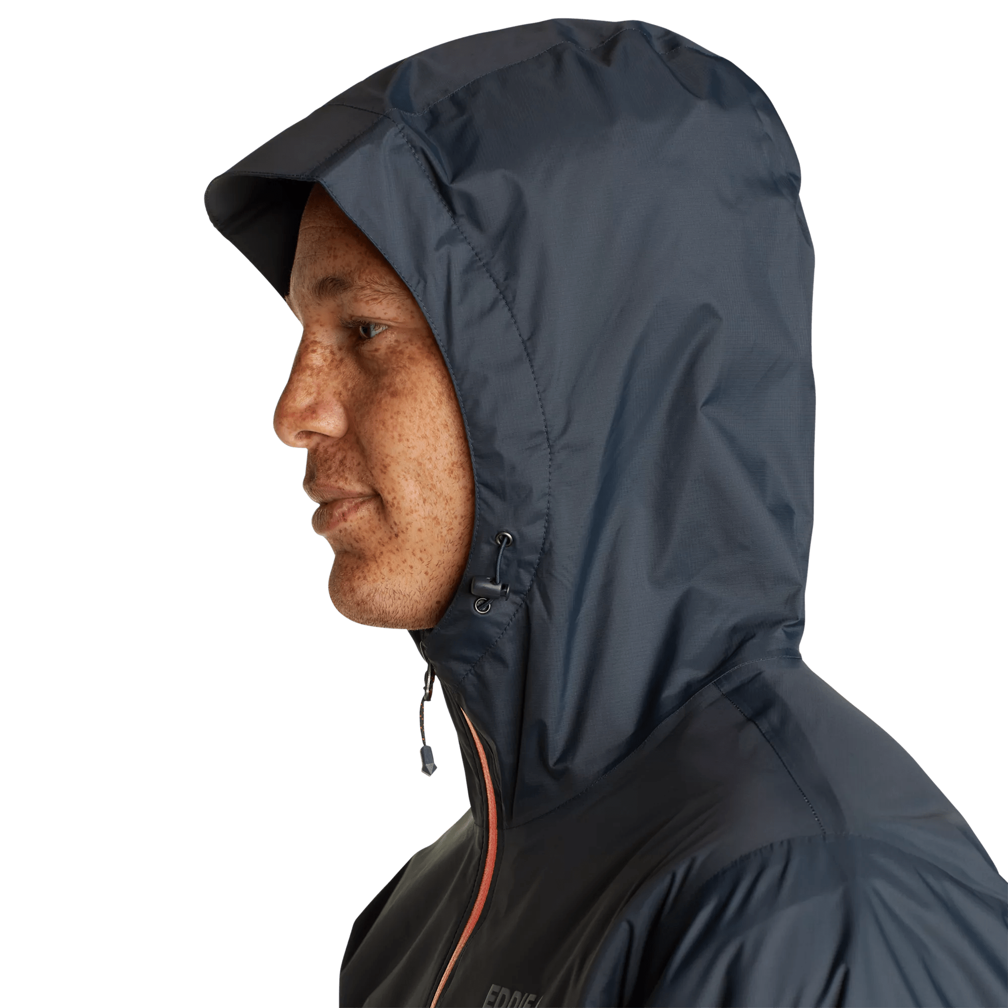 Men's Cloud Cap Waterproof Packable Hooded Rain Jacket - Image 3