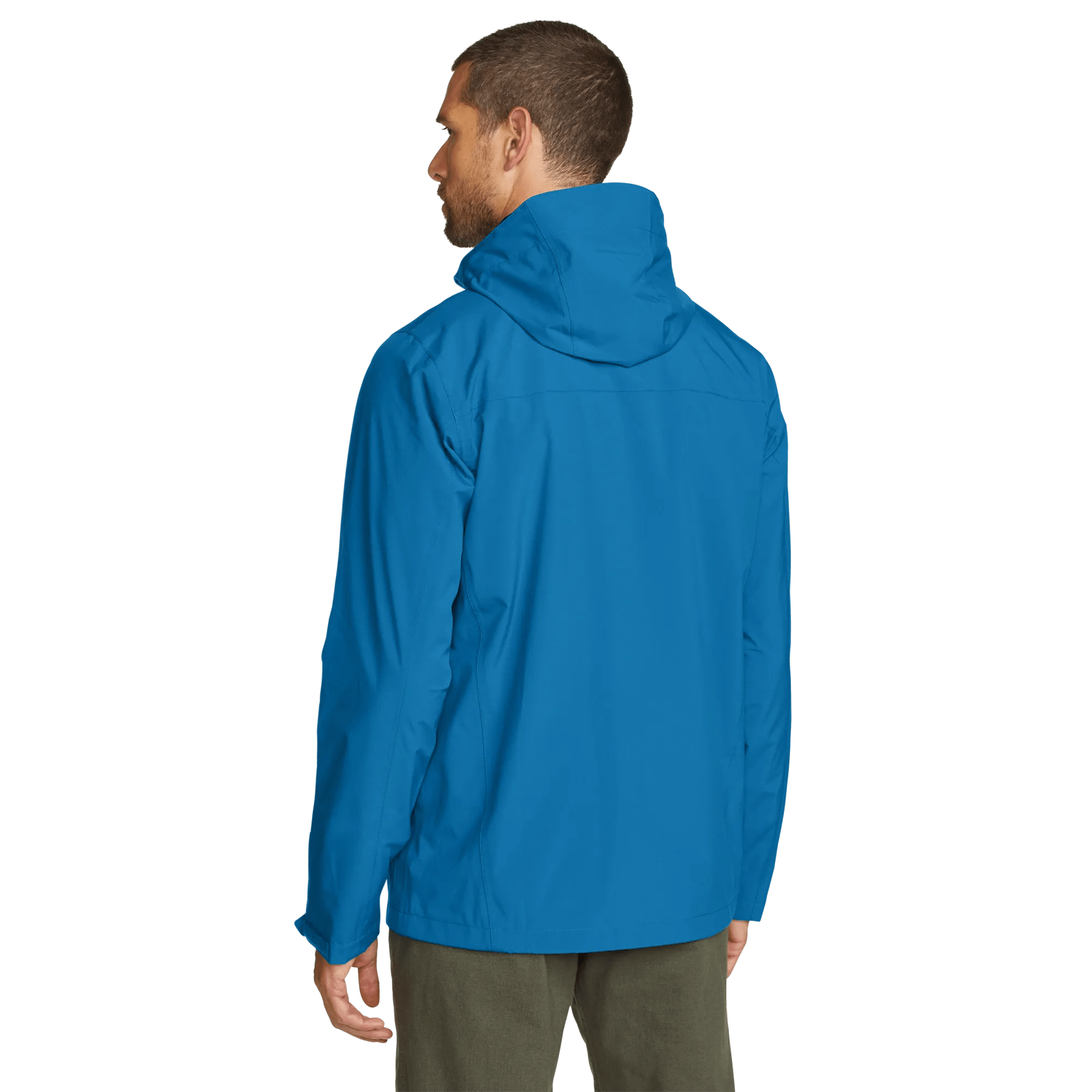Men's Cloud Cap Waterproof Stretch Hooded Rain Jacket - Image 2