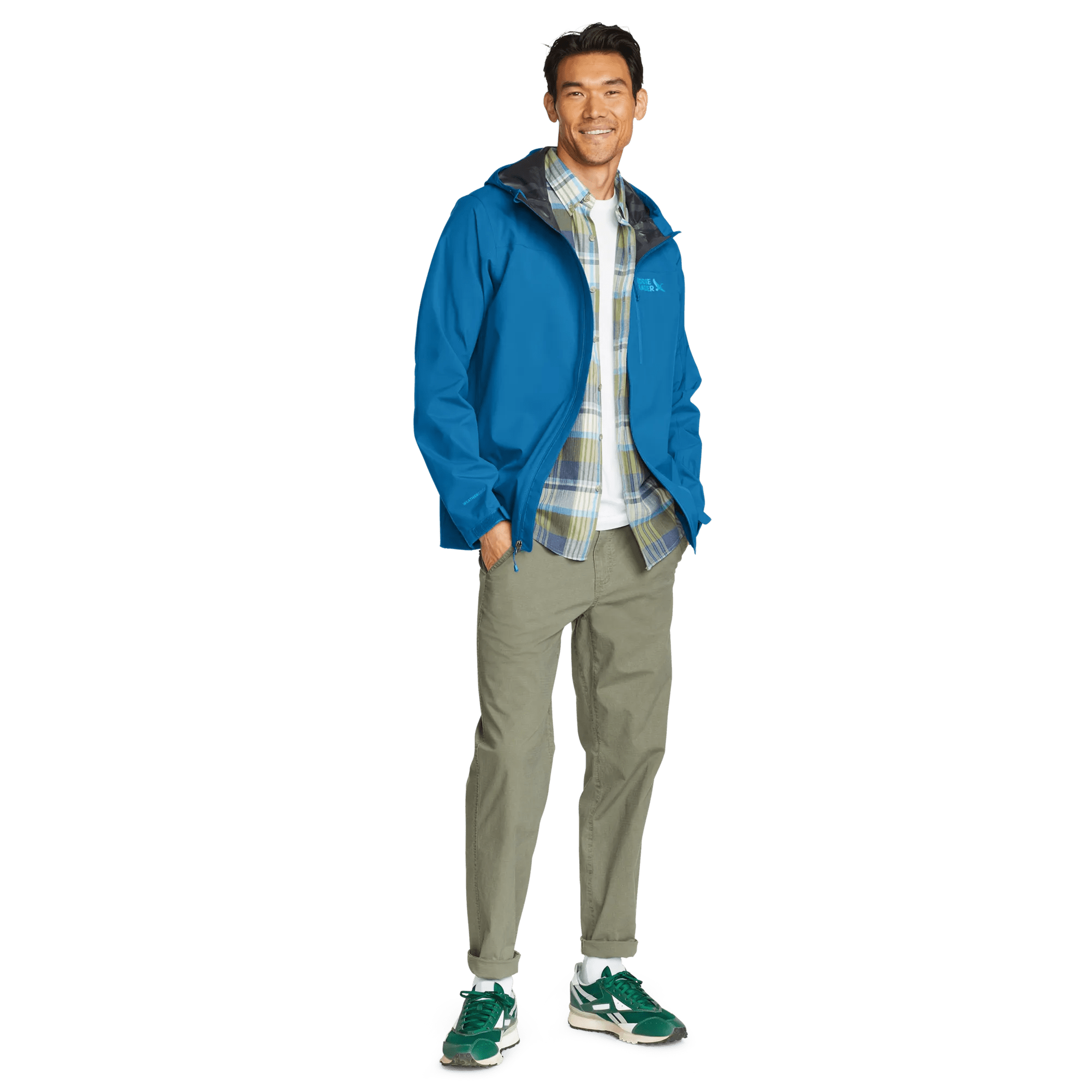 Men's Cloud Cap Waterproof Stretch Hooded Rain Jacket - Image 4