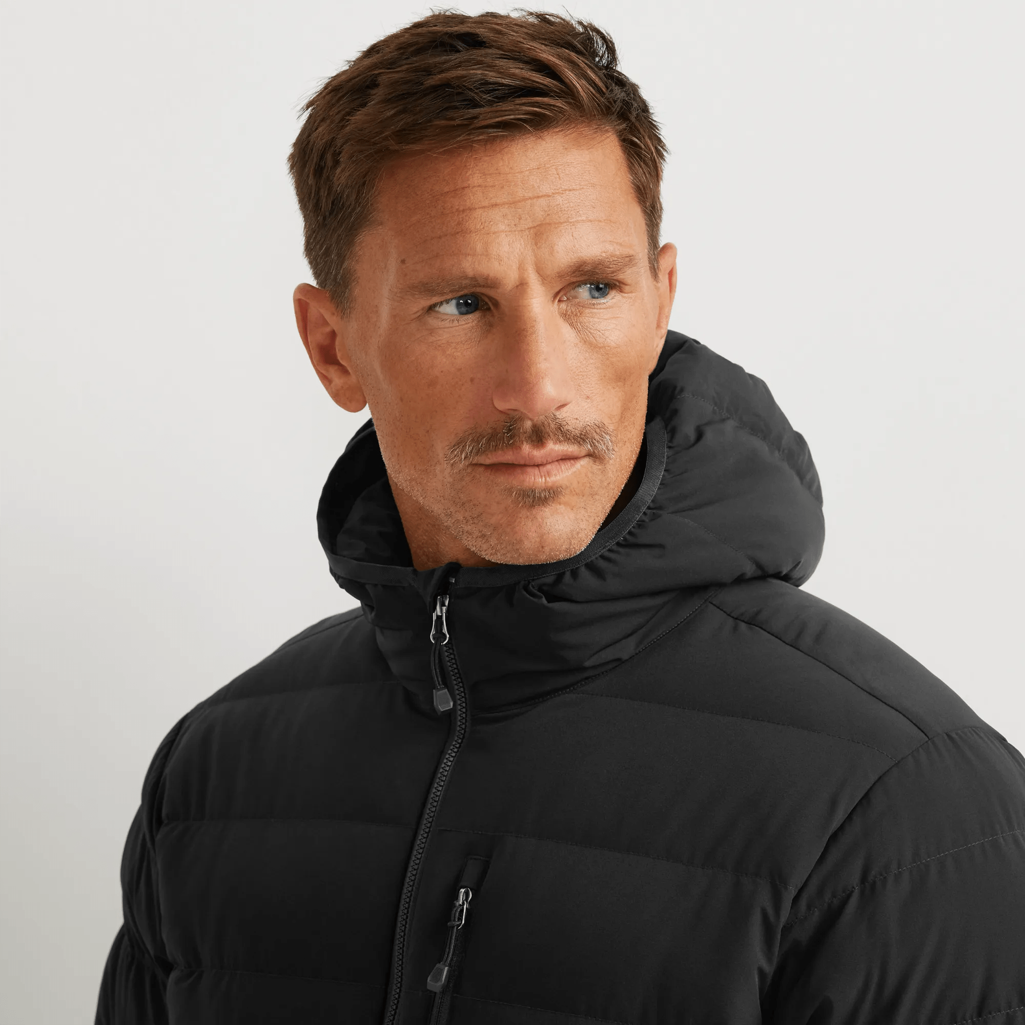 Men's EB Stretch Down Hooded Jacket - Image 3