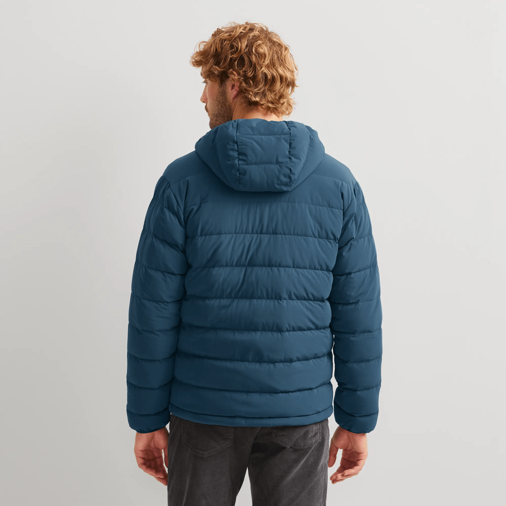 Men's EB Stretch Down Hooded Jacket - Image 2