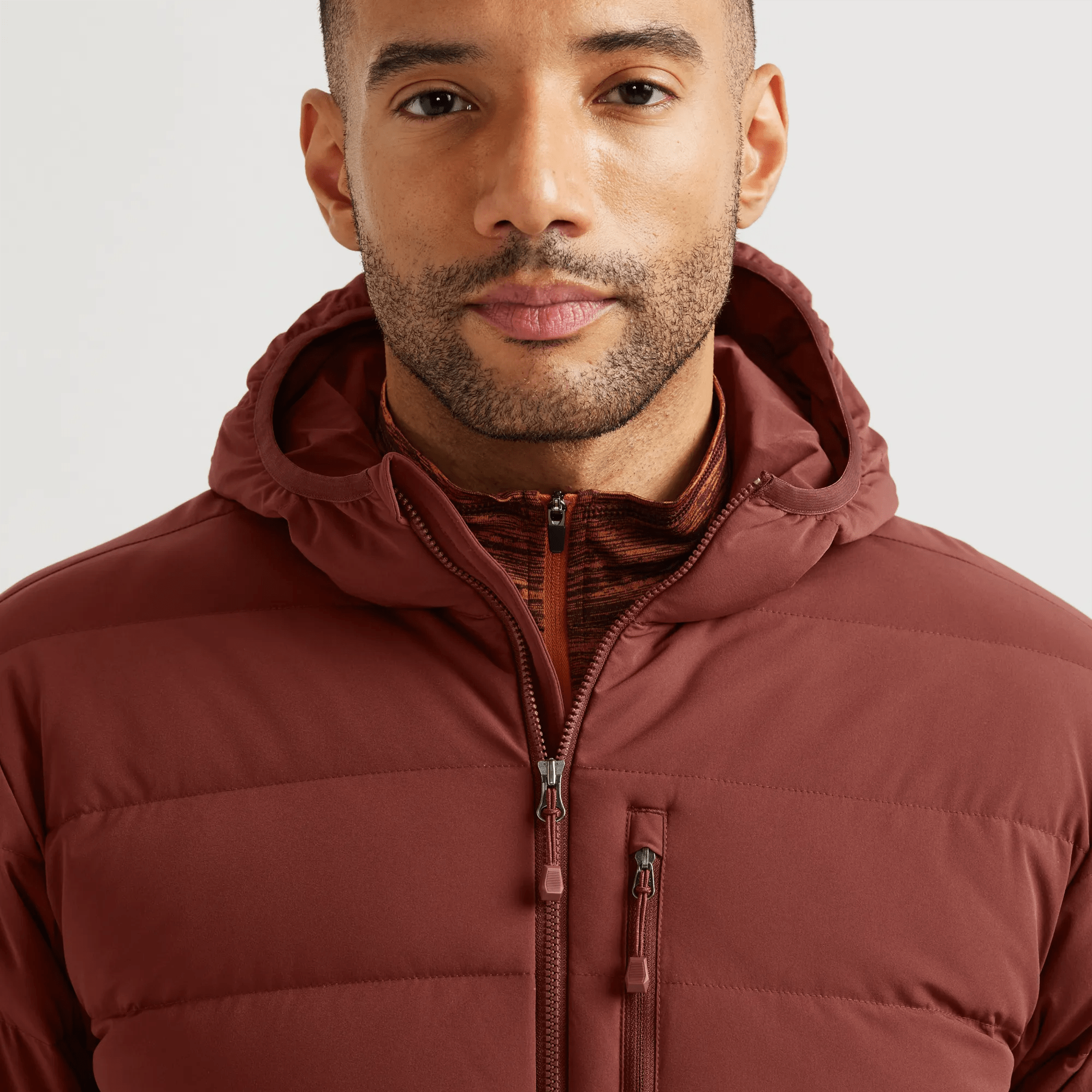 Men's EB Stretch Down Hooded Jacket - Image 3
