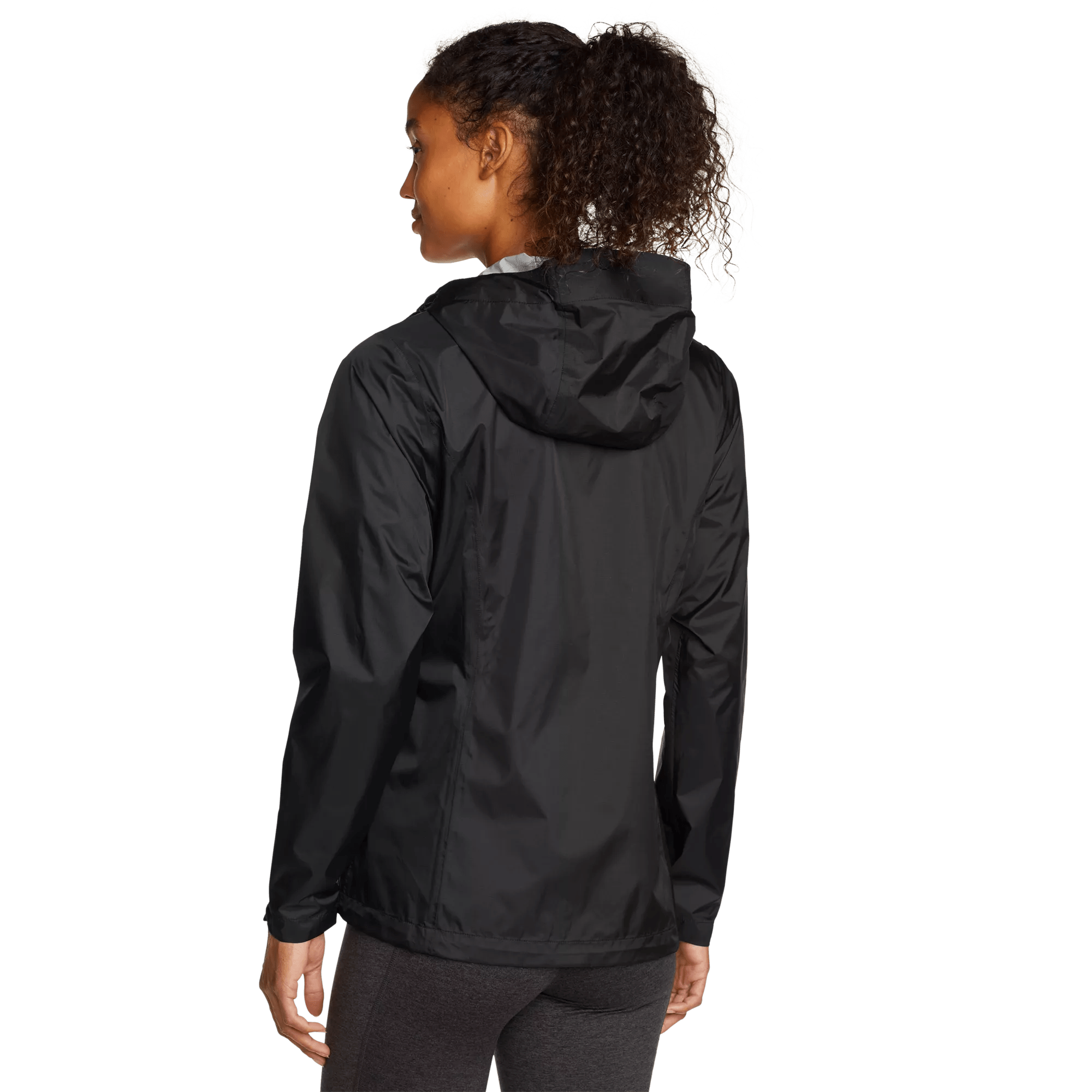 Women's Cloud Cap Waterproof Packable Hooded Rain Jacket - Image 2
