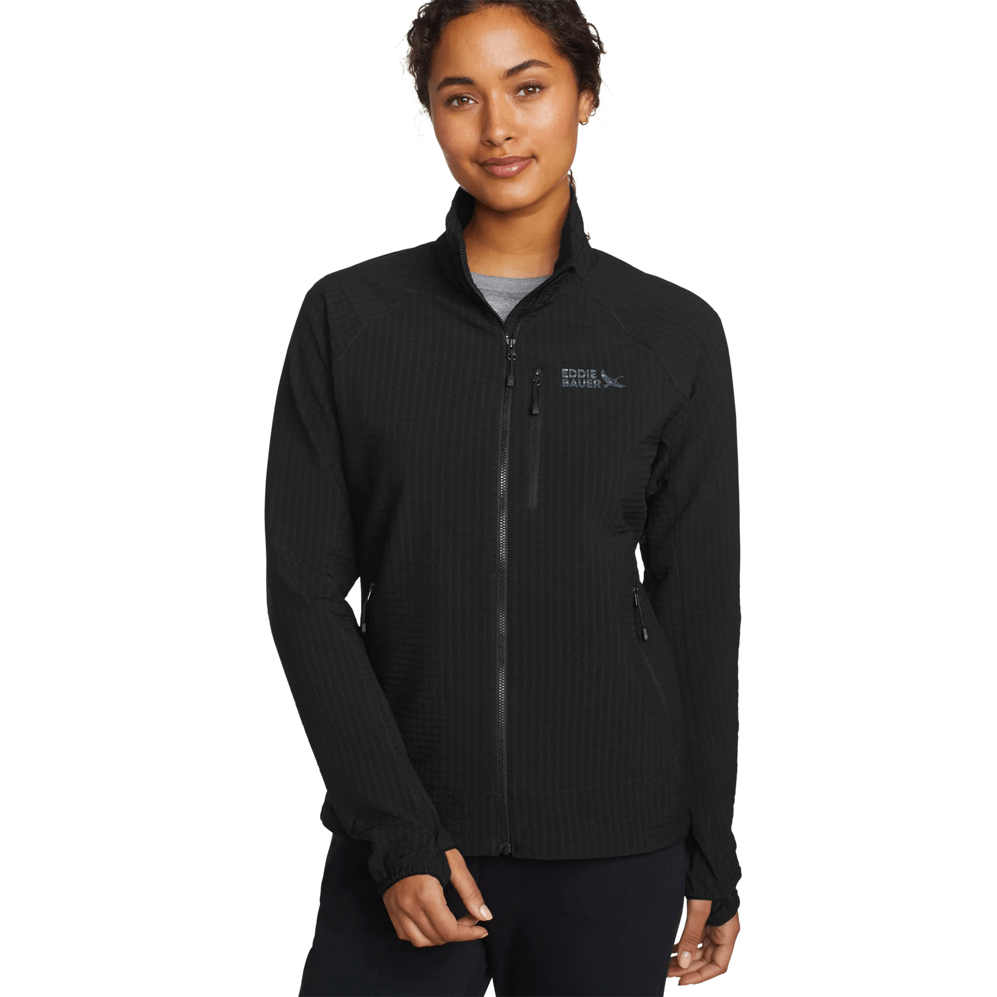 Women's Sandstone Backbone Grid Shell Jacket - Image 3