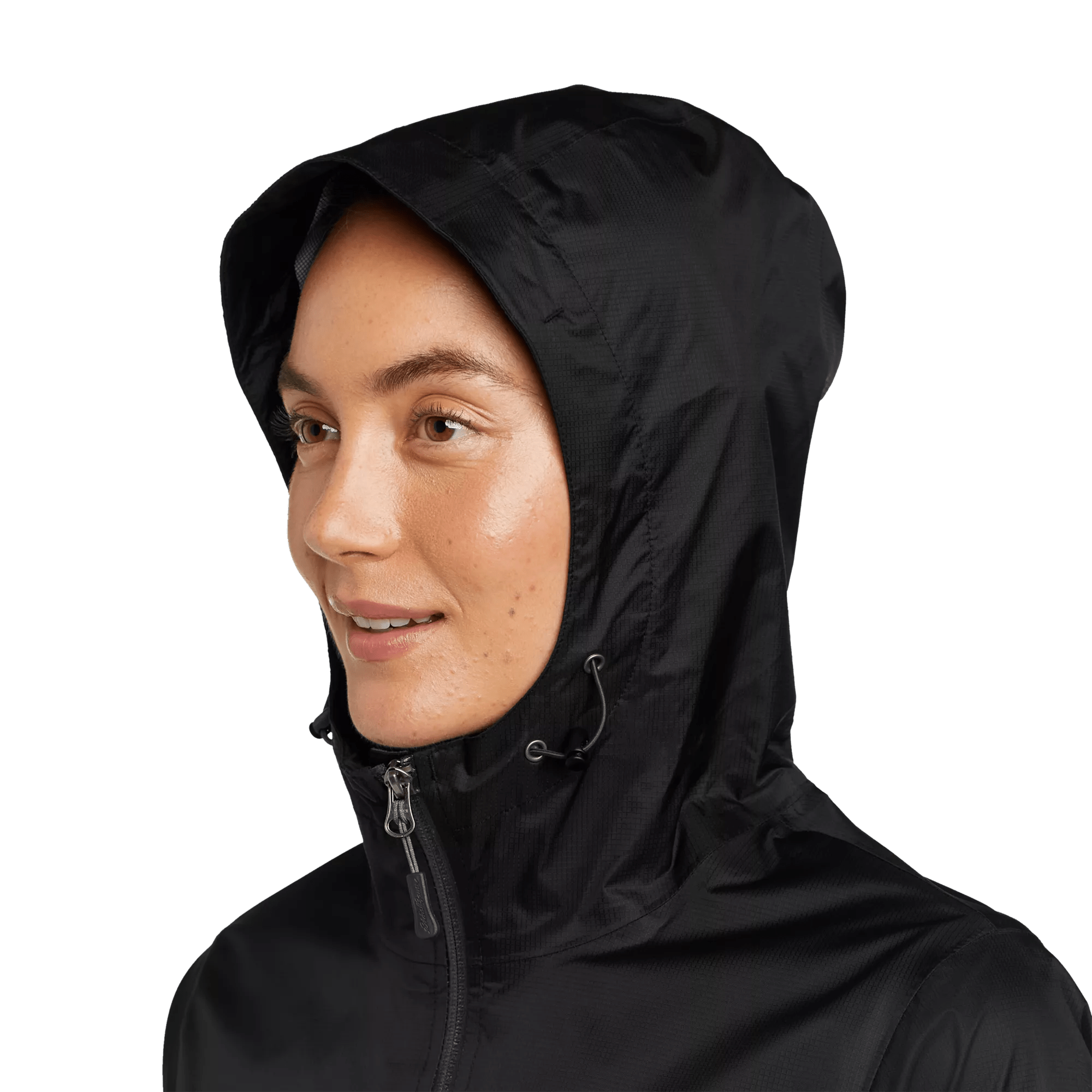 Women's Cloud Cap Waterproof Packable Hooded Rain Jacket - Image 4