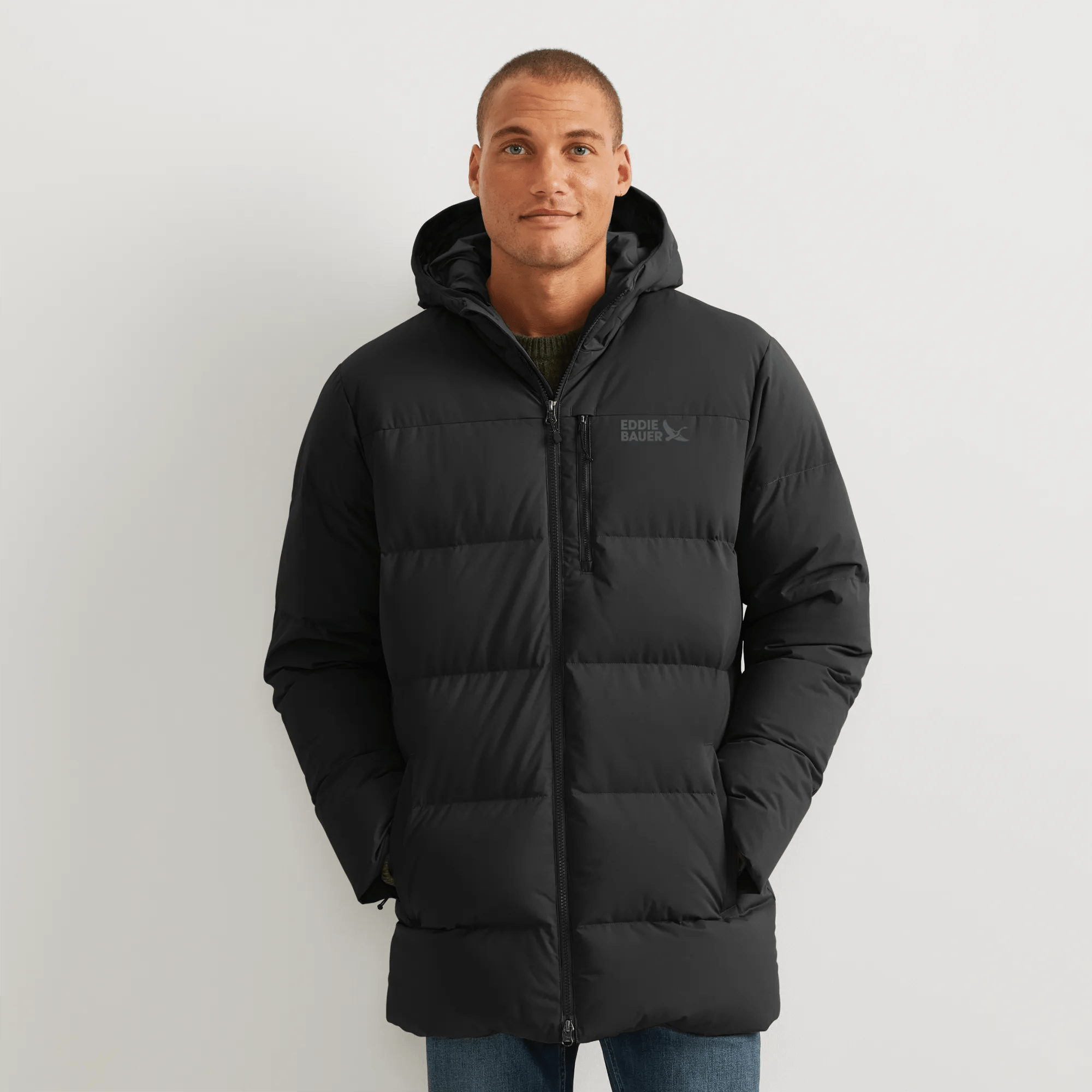 Men's Essential Down Hooded Parka