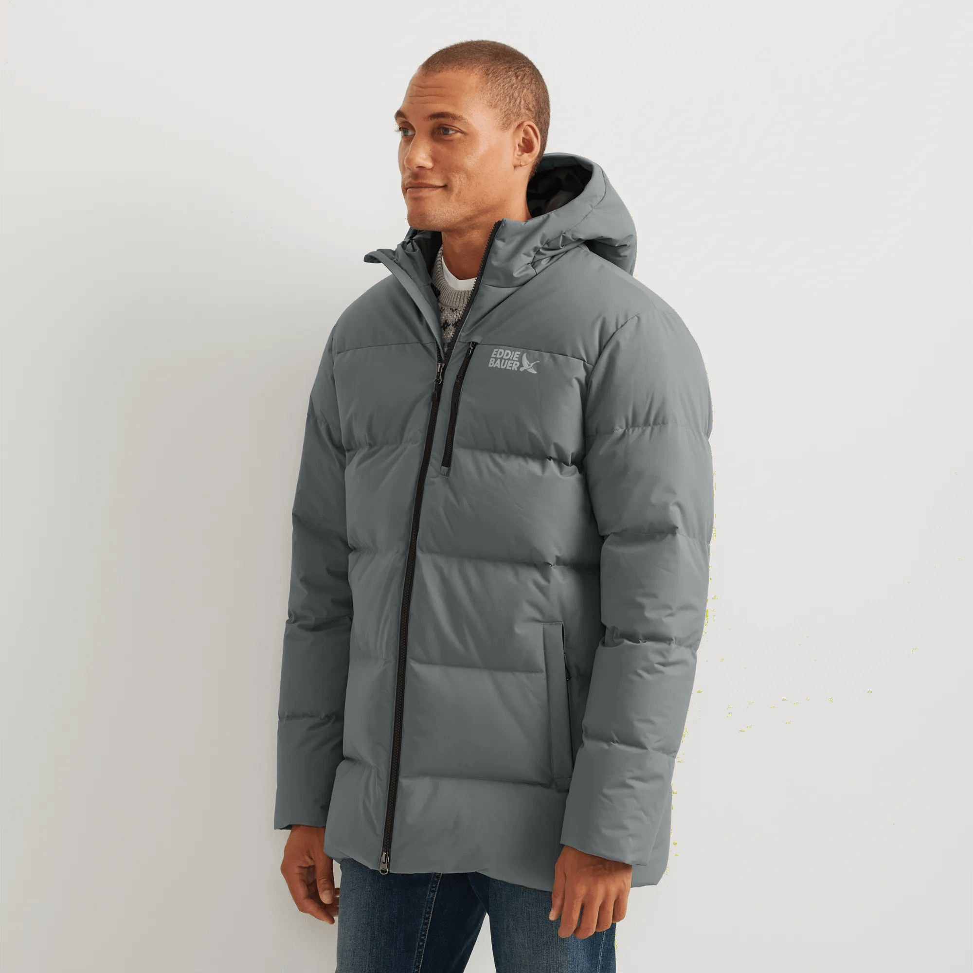 Men's Essential Down Hooded Parka
