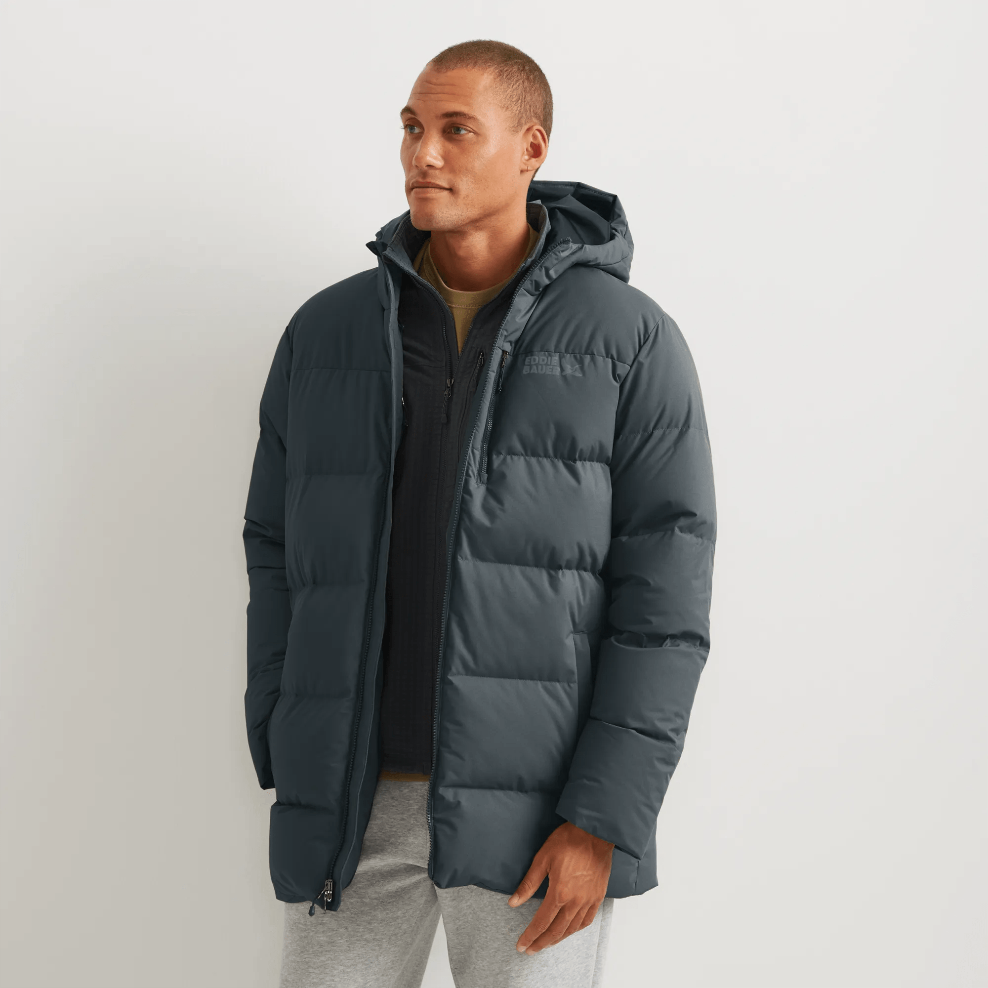 Men's Essential Down Hooded Parka