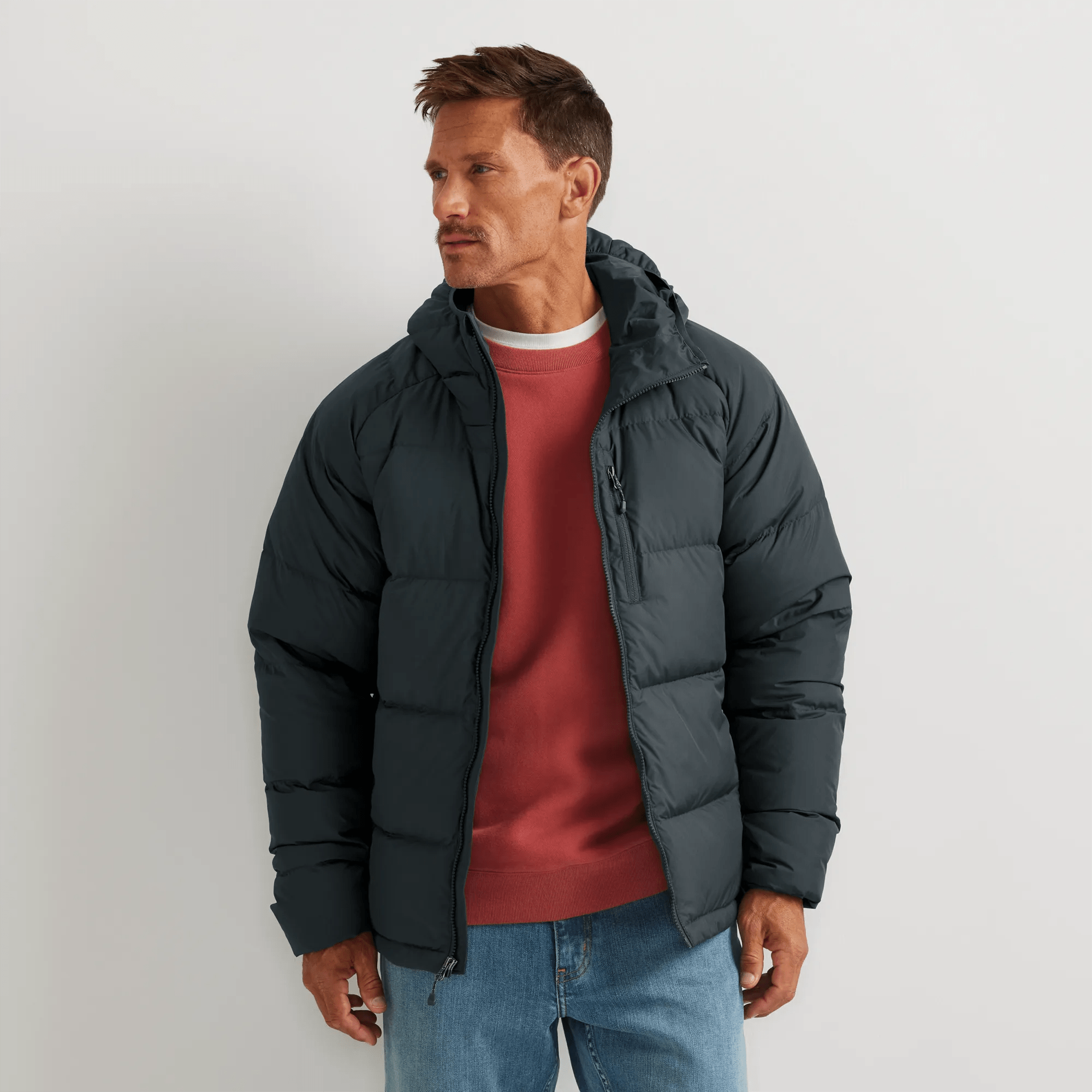 Men's Super Down Hooded Jacket