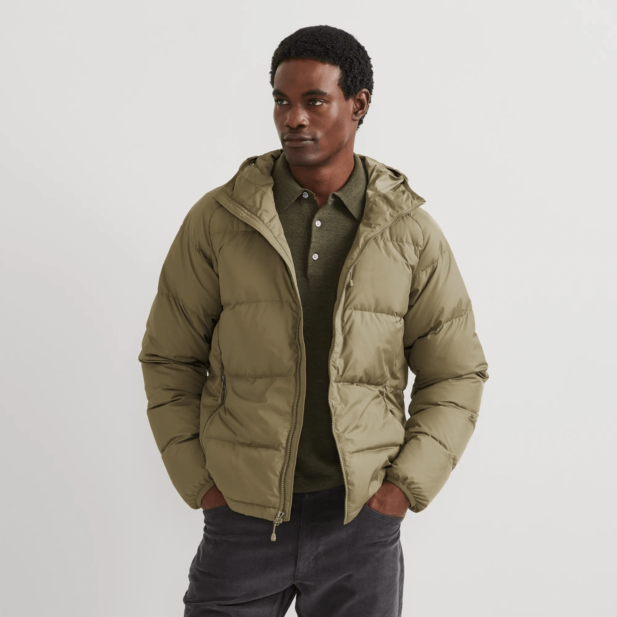 Men's Super Down Hooded Jacket