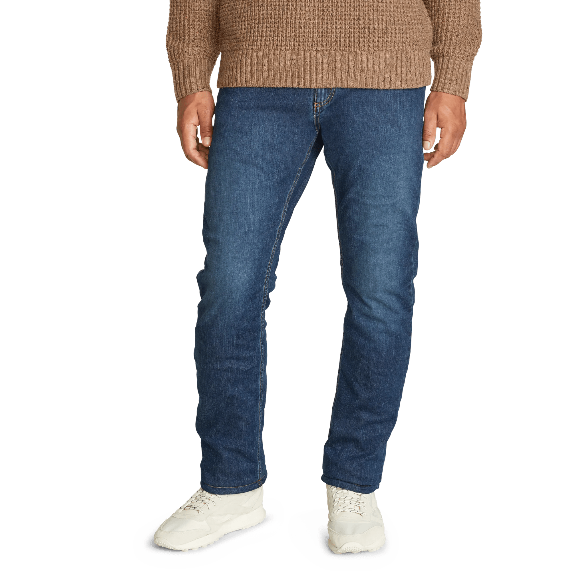 Men's Voyager Flex Fleece-Lined Straight Fit Jeans