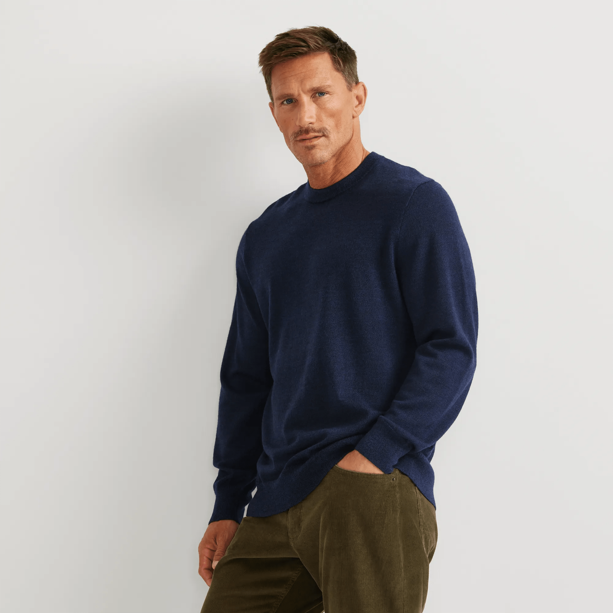 Men's Signature Merino Wool Crewneck Sweater