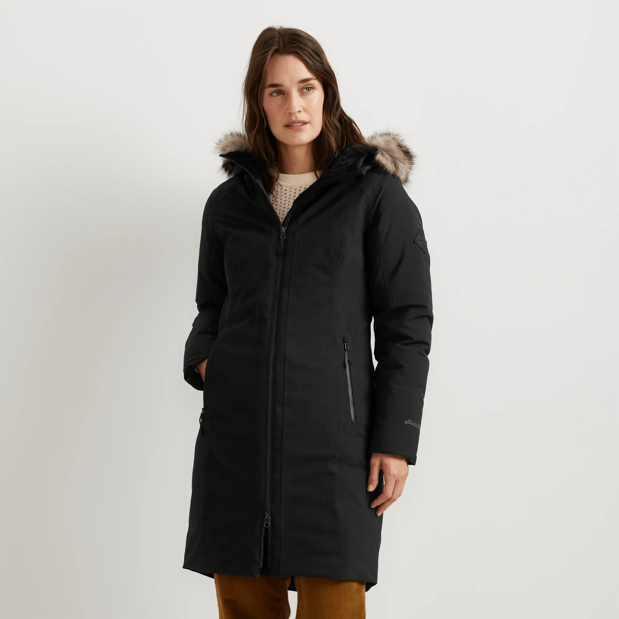 Women's Olympia Waterproof Down Hooded Stadium Coat