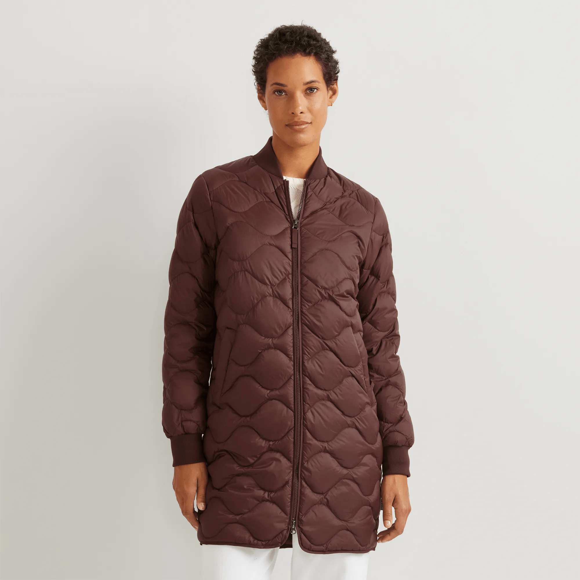 Women's Shaw Long Down Bomber Jacket