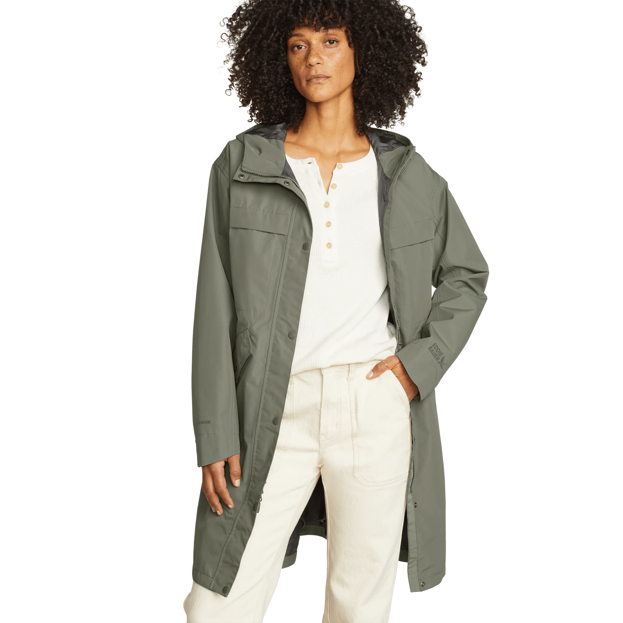 Women's Rainfoil? Waterproof Hooded Trench Coat