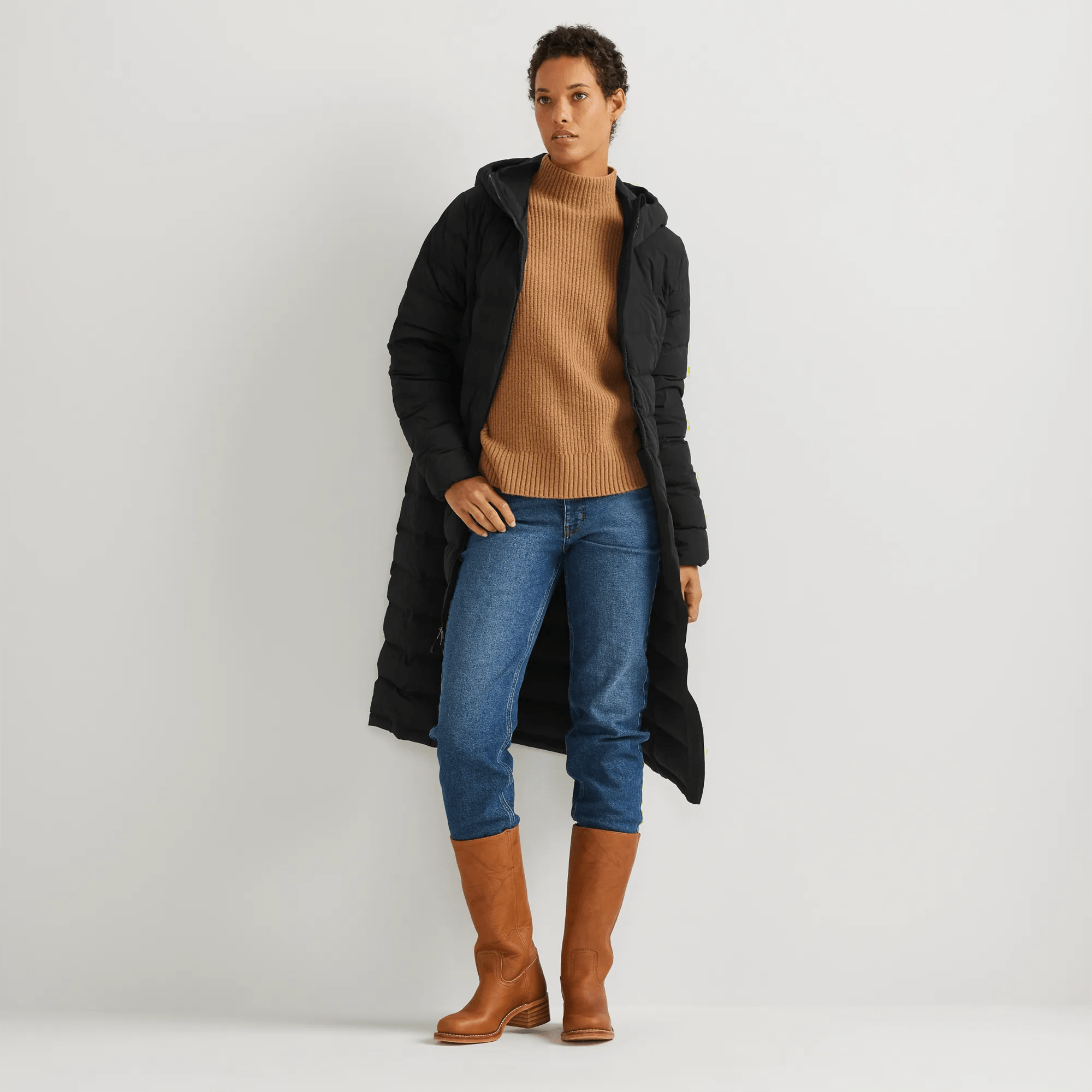 Women's EB Stretch Down Hooded Duffle Coat