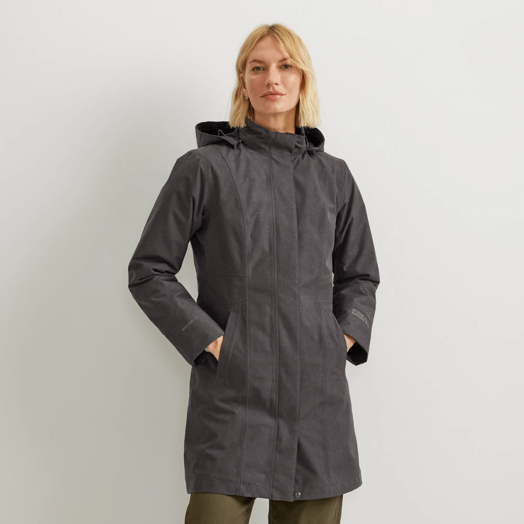 Women's Girl on the Go? Insulated Waterproof Trench Coat