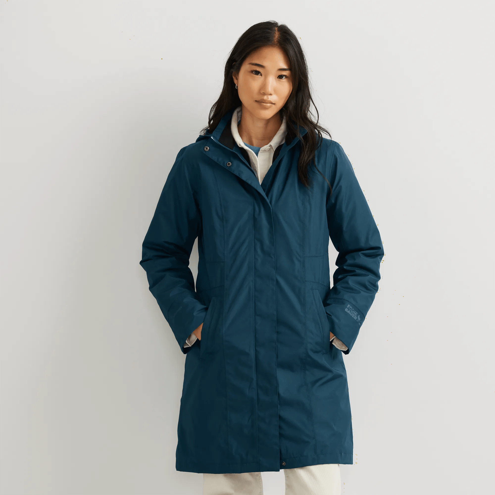 Women's Girl on the Go? Insulated Waterproof Trench Coat