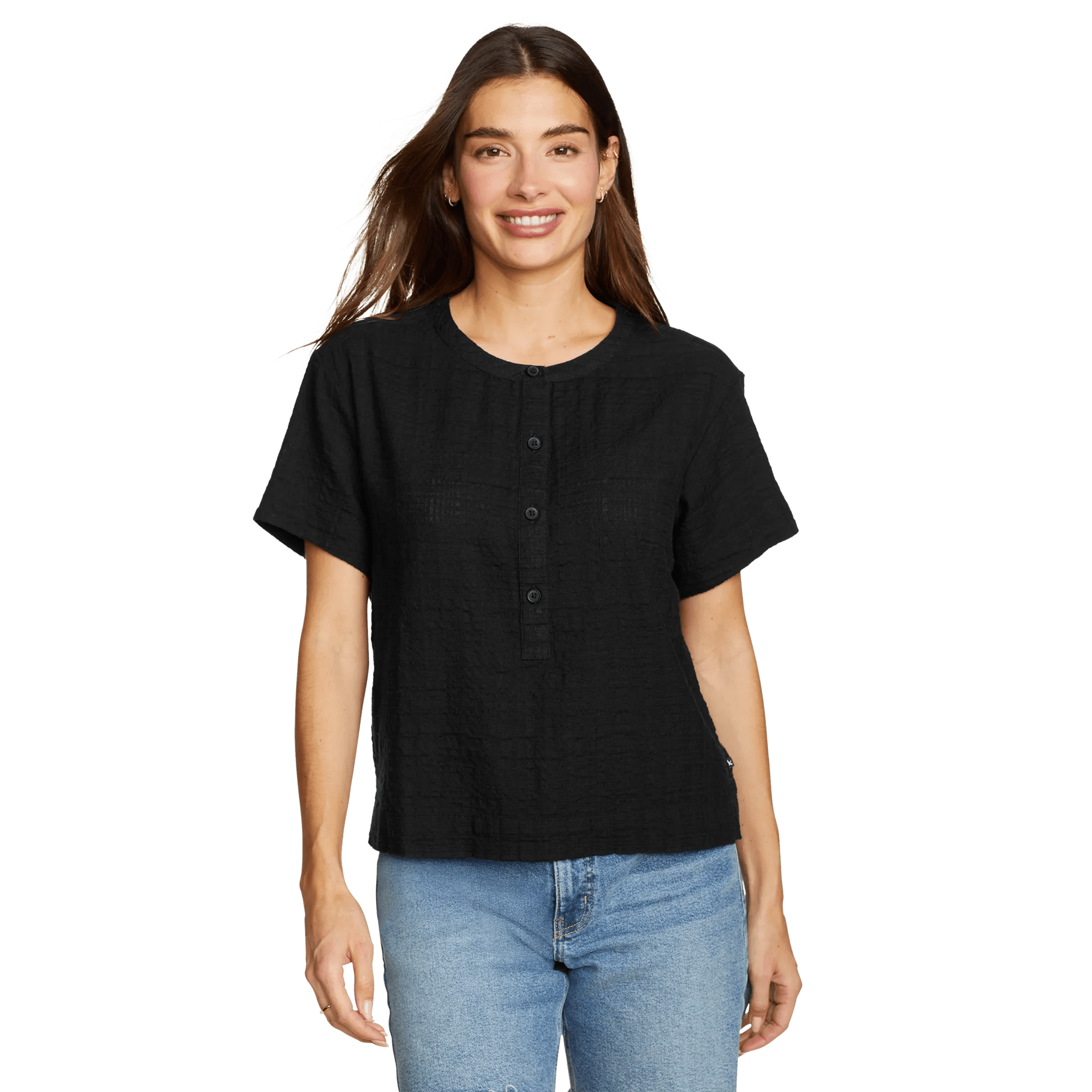 Women's Sun¡¯s Up Short-Sleeve Gauze Shirt