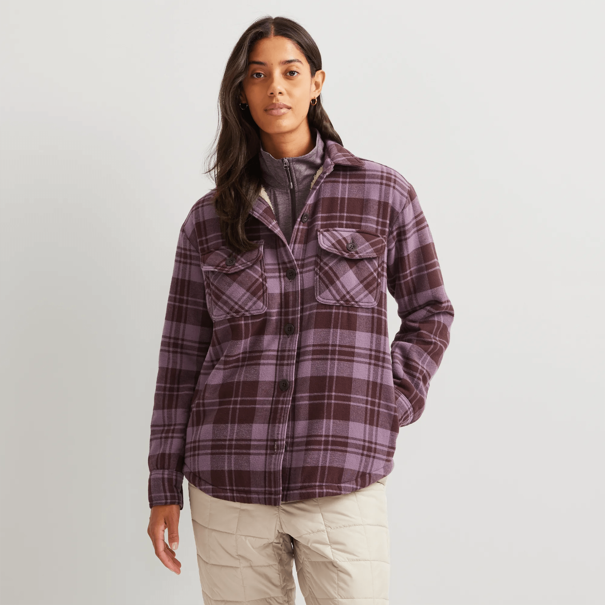 Women's Heritage Faux Shearling-Bonded Shirt Jacket