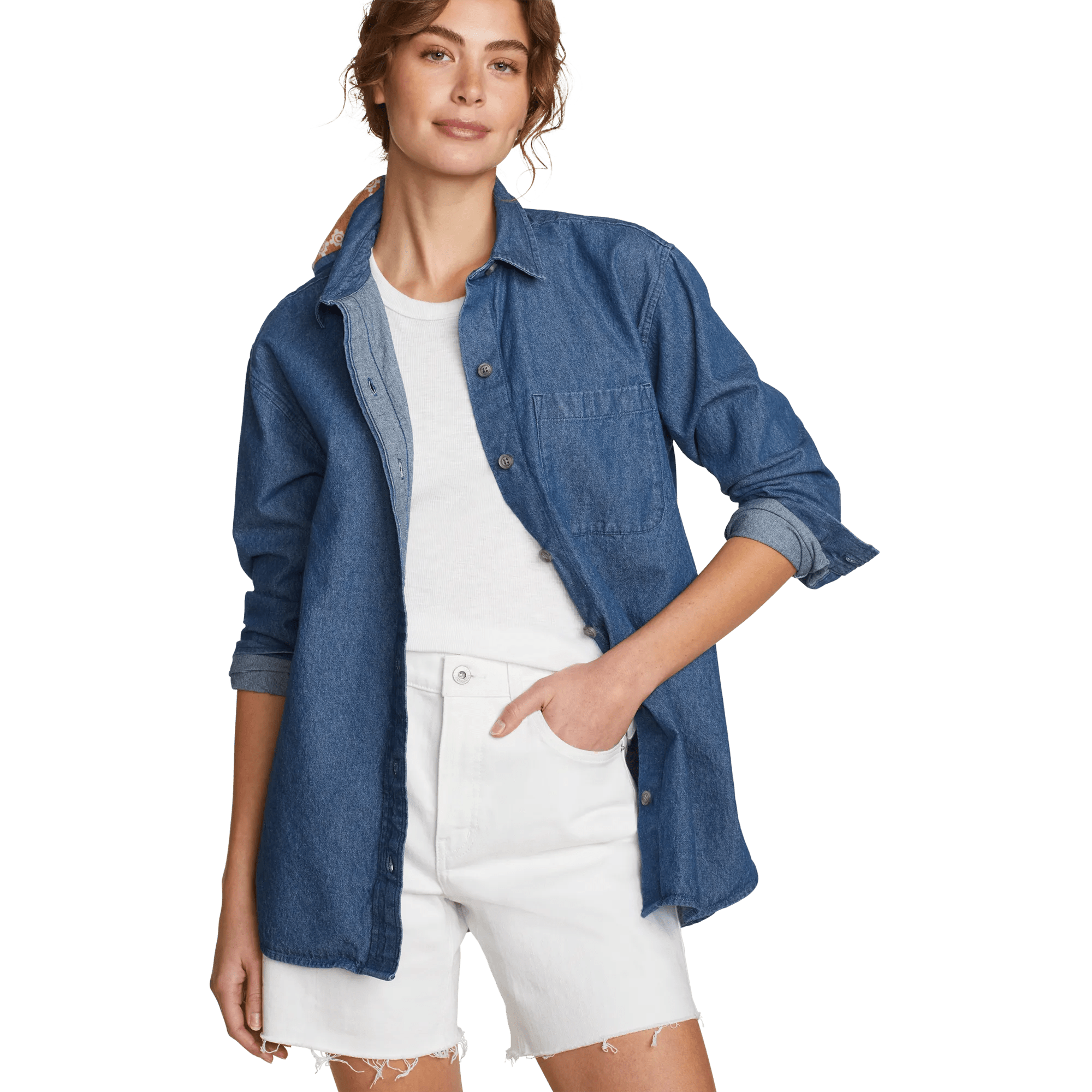 Women's Denim Overshirt