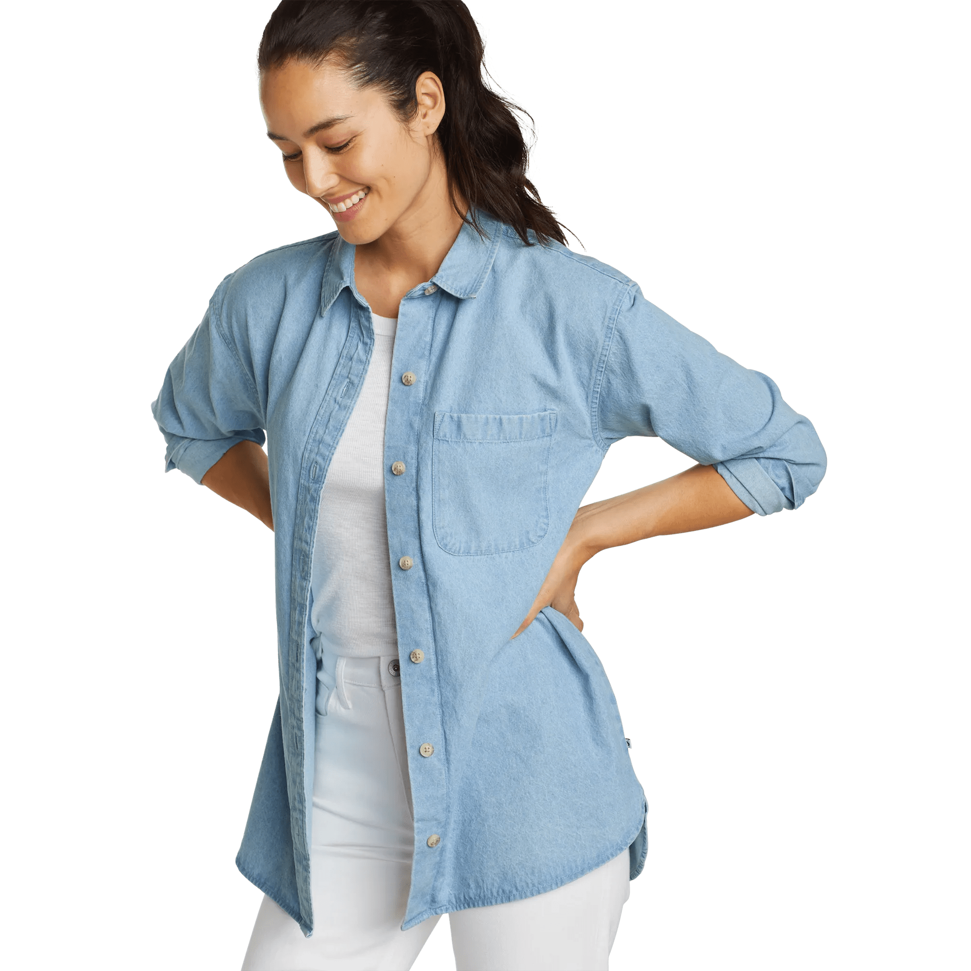 Women's Denim Overshirt