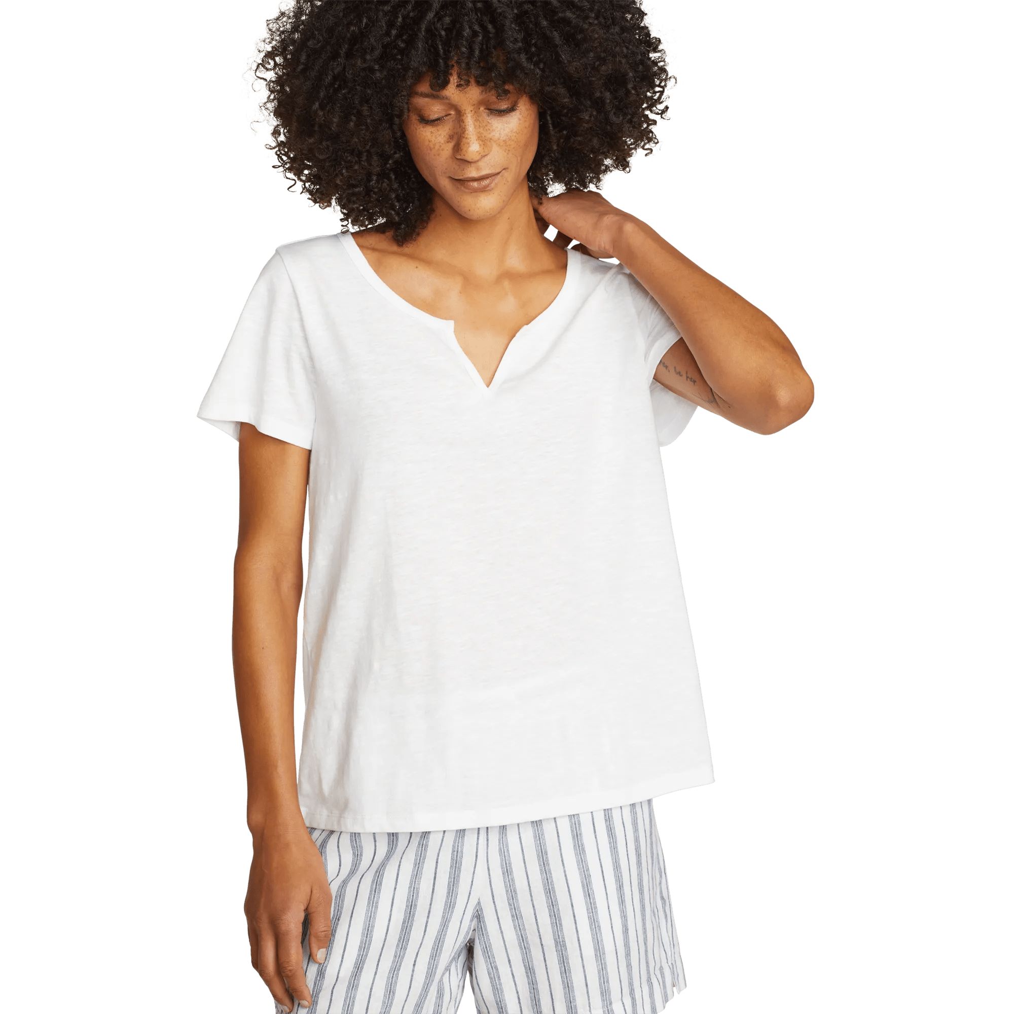 Women's Tryout Short-Sleeve Notch Neck T-Shirt