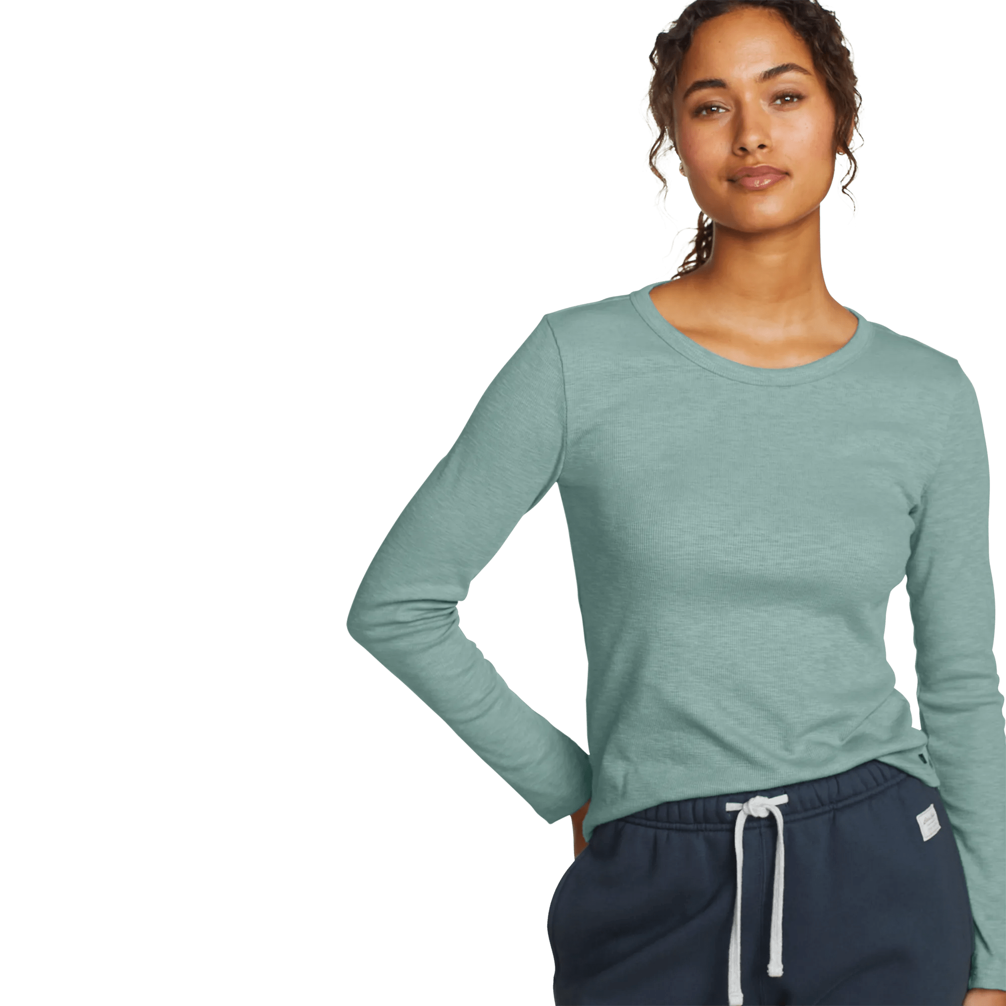 Women's Infinity Slub Long-Sleeve Crew