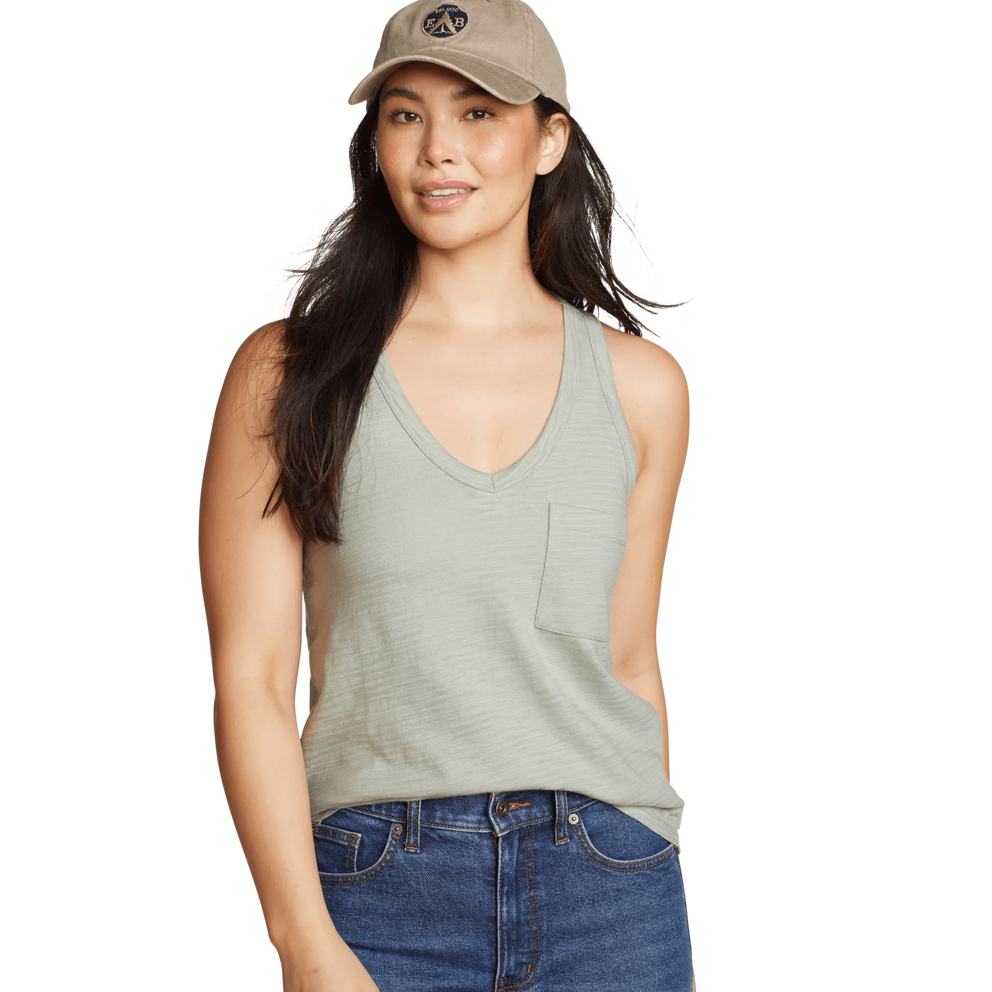 Women's Solstice Slub Pocket Tank Top