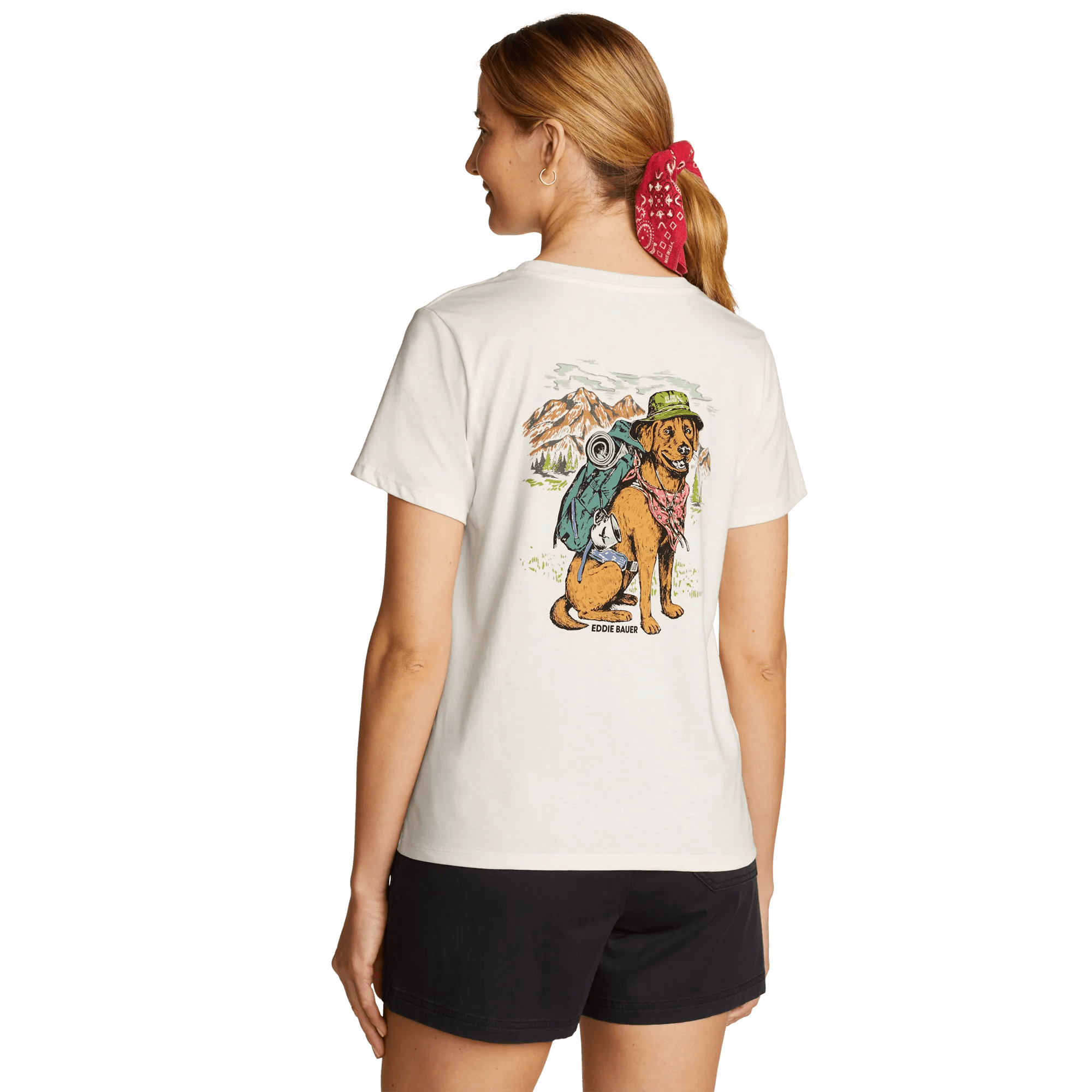 Women's Graphic T-Shirt - Hike Dog
