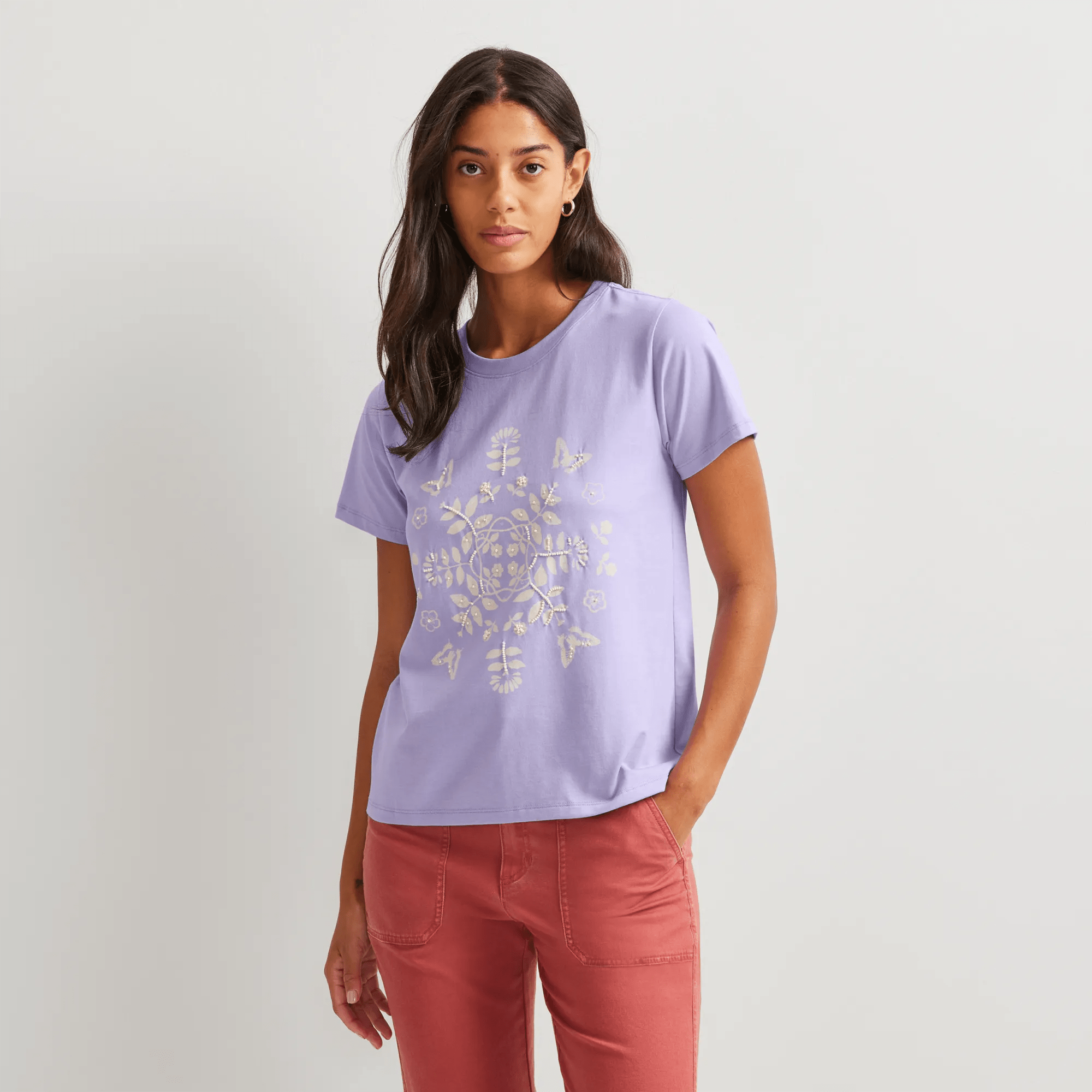 Women's Graphic T-Shirt - Butterfly