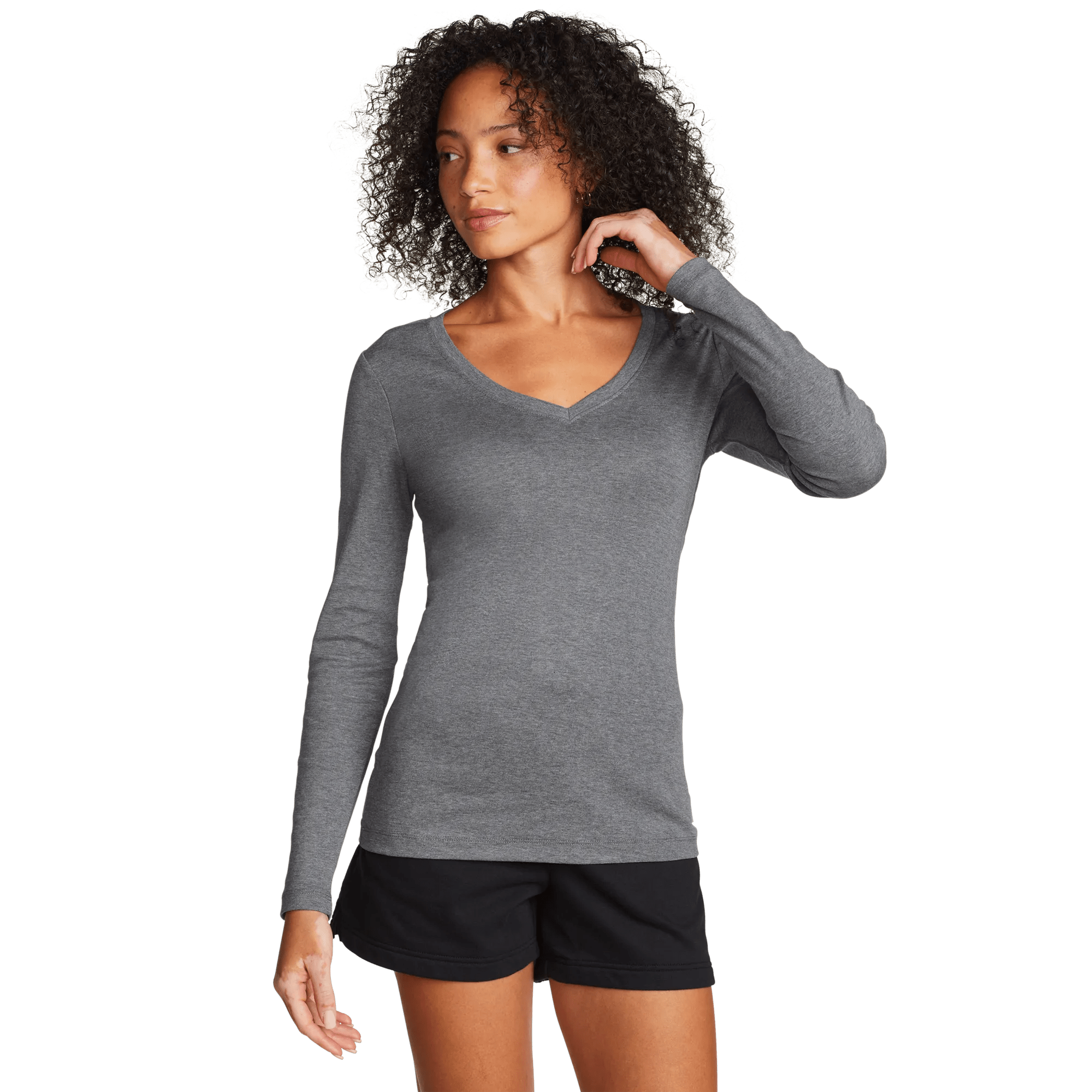 Women's Favorite Long-Sleeve V-Neck T-Shirt